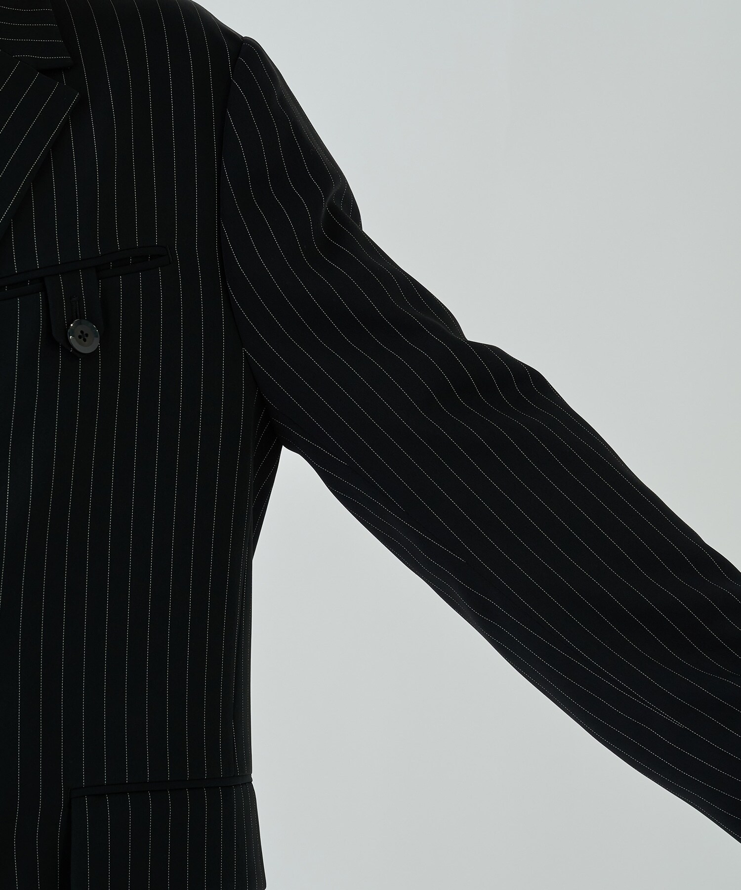 Stripe Double Cloth  Tailored Jacket CULLNI