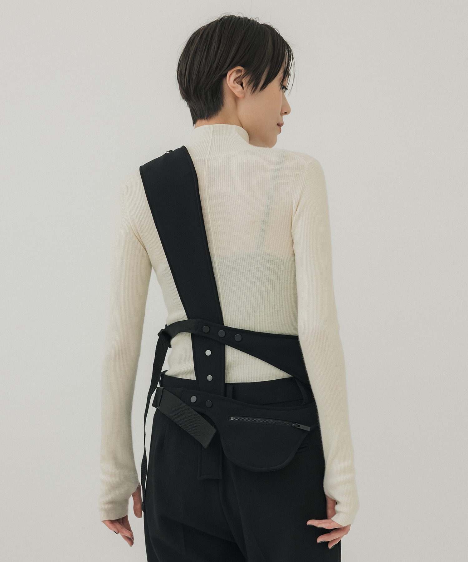 Basket Motif Multi-Way Body Bag Mame Kurogouchi