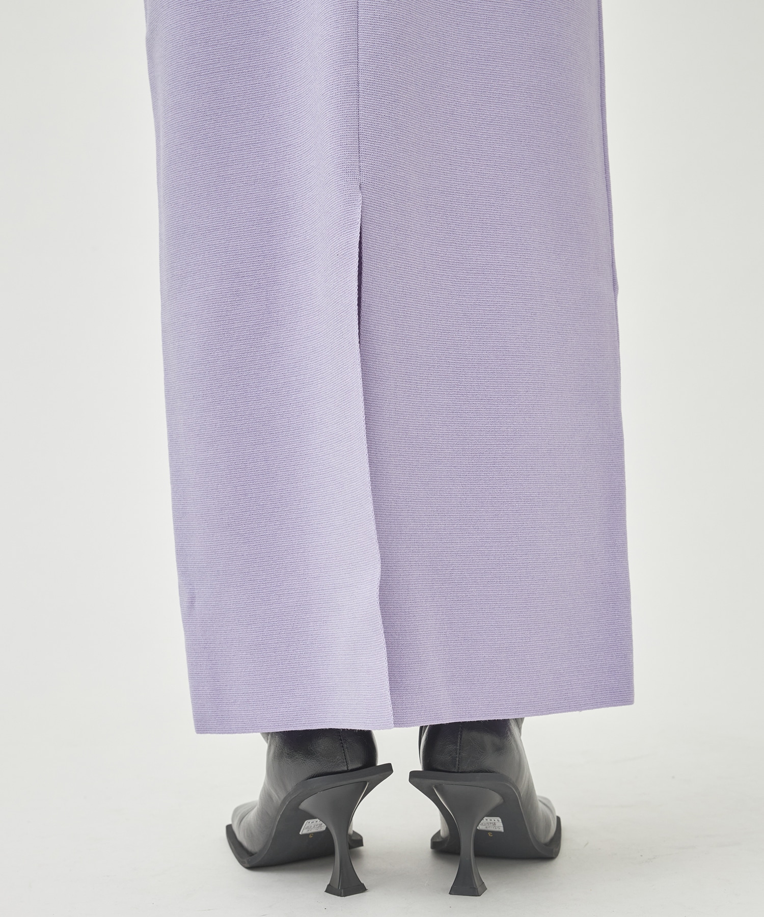 Stretch Wool tight skirt WRAPINKNOT