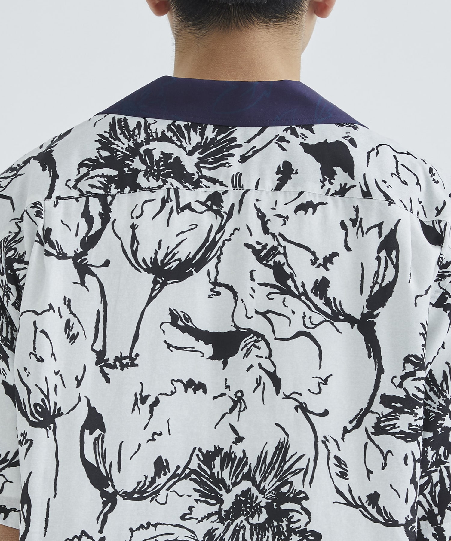 Cupra cotton twill print shirt TOGA VIRILIS