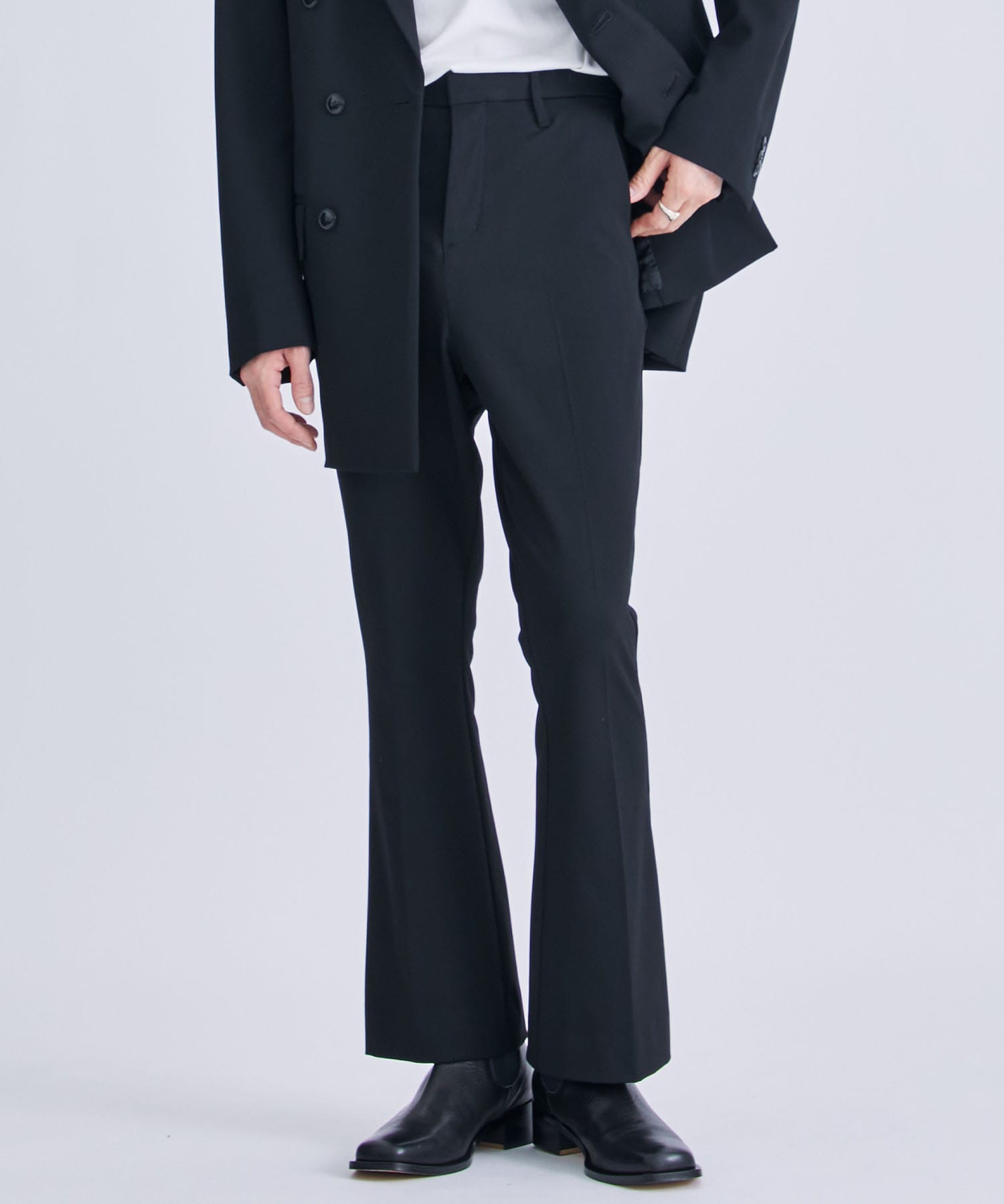Flare suit trousers