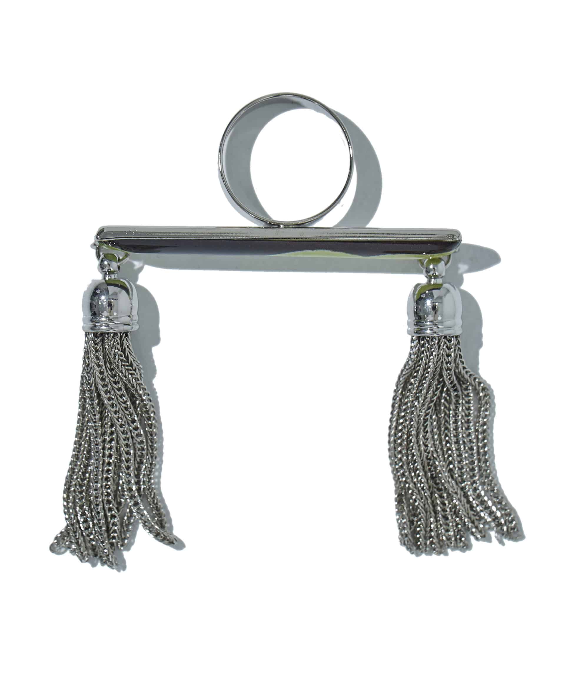 Fringe scarf ring