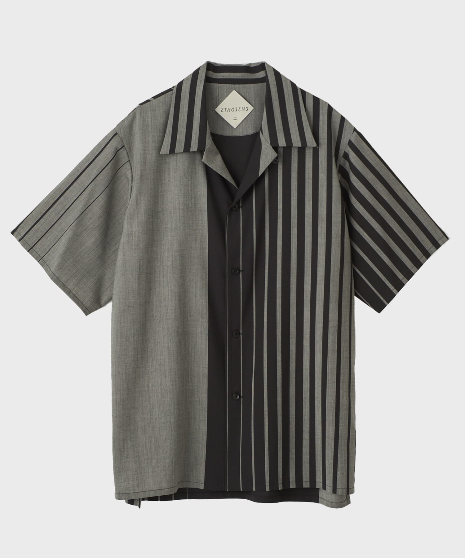 Irregular stripe SS shirt