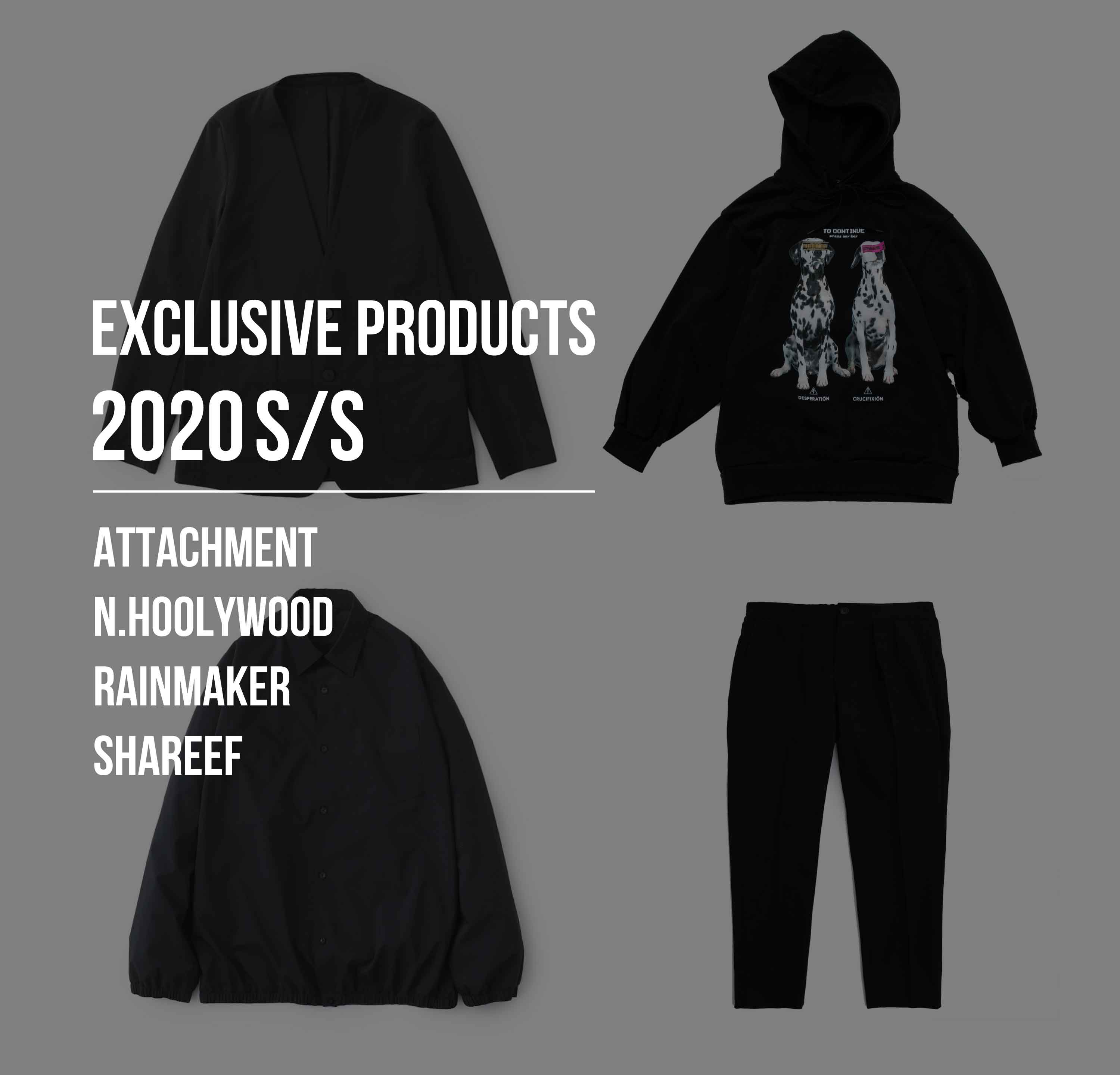 EXCLUSIVE PRODUCTS 2020SS｜ STUDIOUS ONLINE公式通販サイト