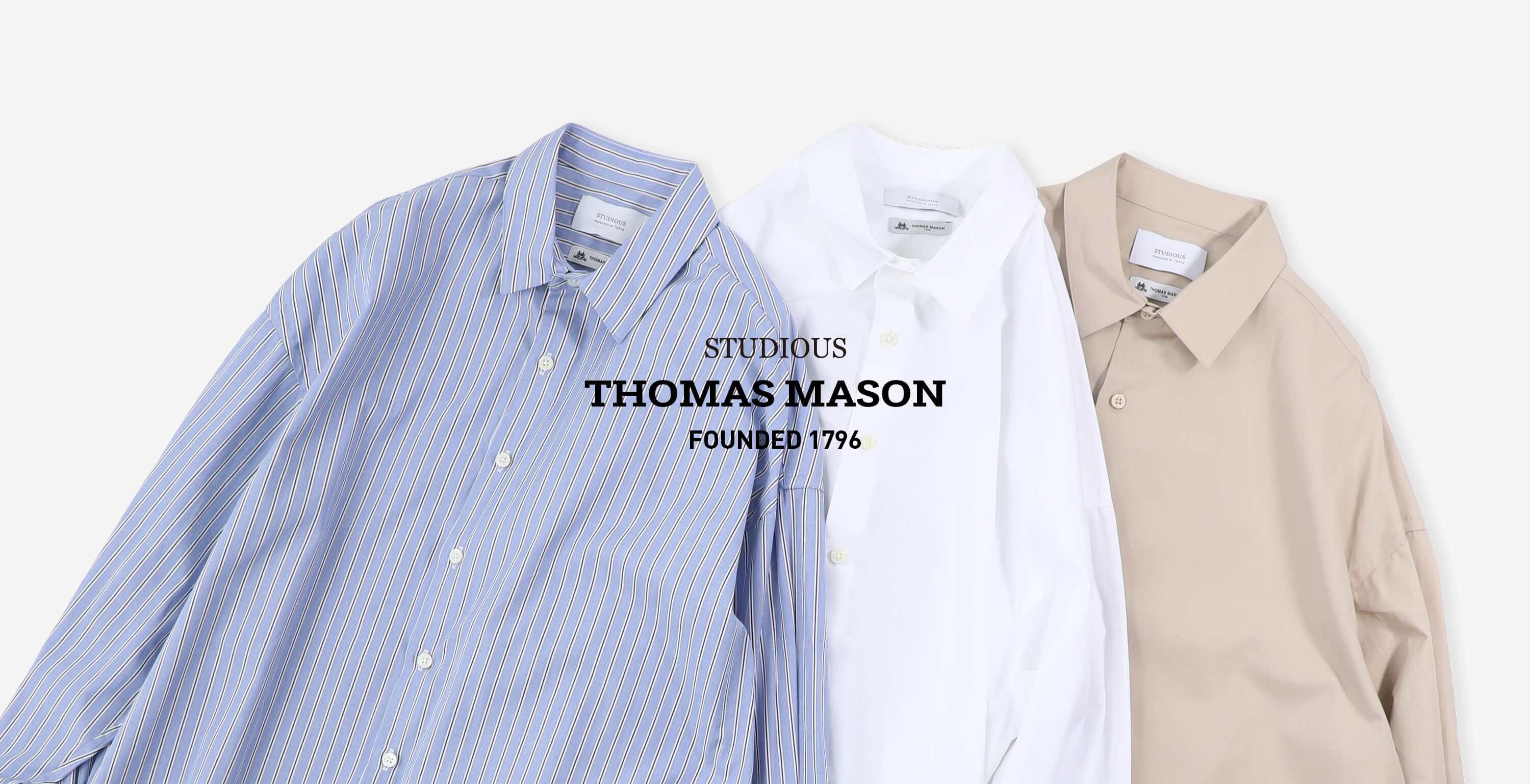 THOMAS MASON SHIRT｜ STUDIOUS ONLINE公式通販サイト
