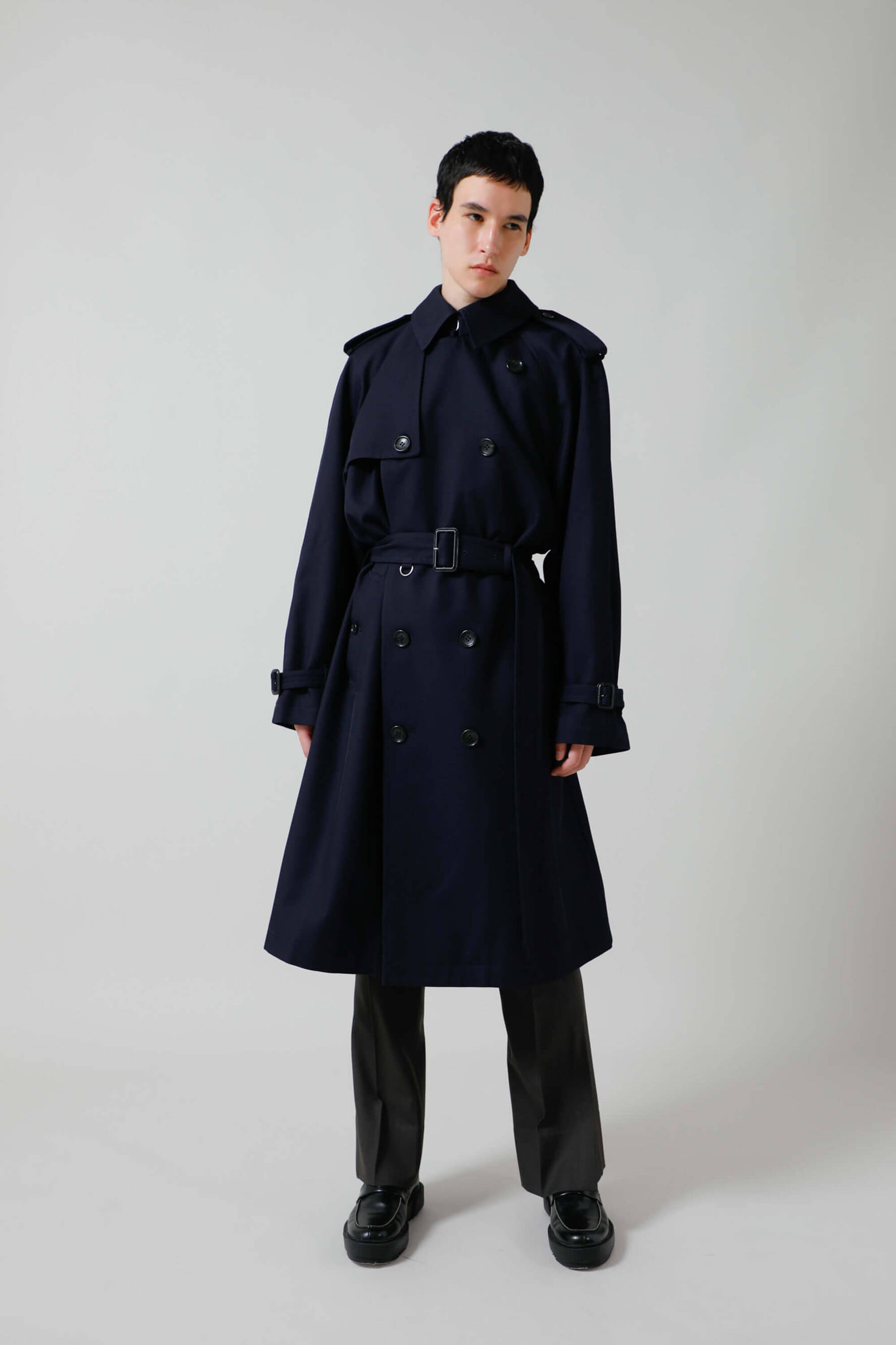 スタニングルアー ジョンローレンスサリバン21ss ZIPPED TRENCH COAT