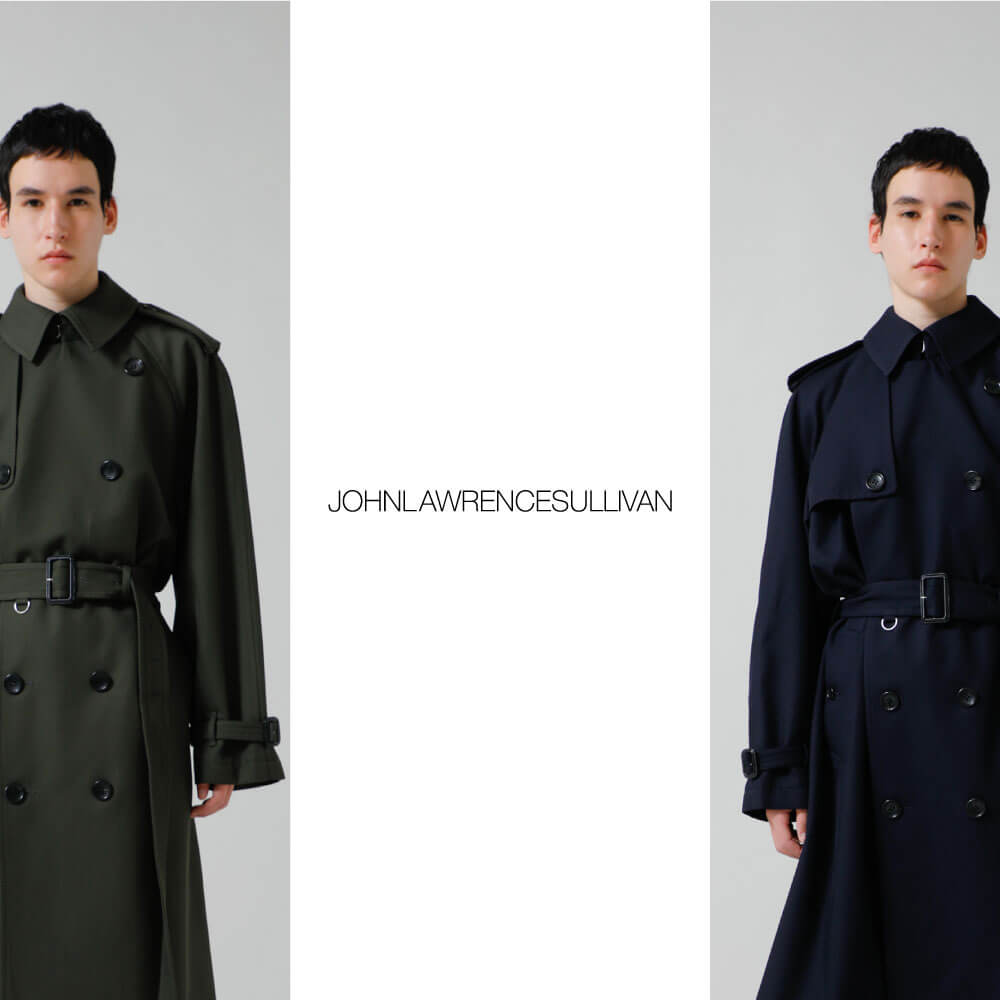 JOHN LAWRENCE SULLIVAN トレンチコート 2018ss www.krzysztofbialy.com