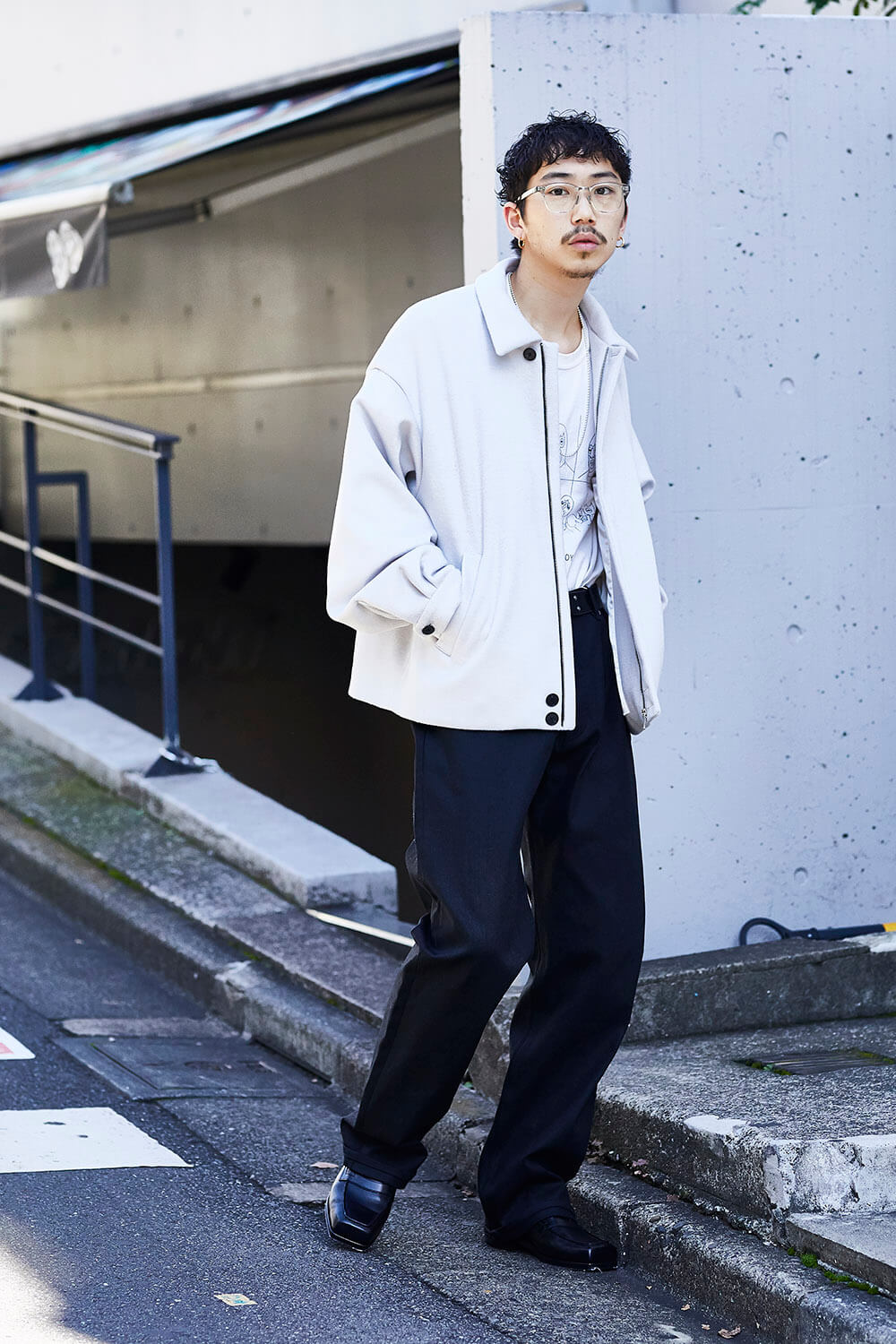 LiNoH リノー SHORT BEAVER LOOSE BLOUSON-