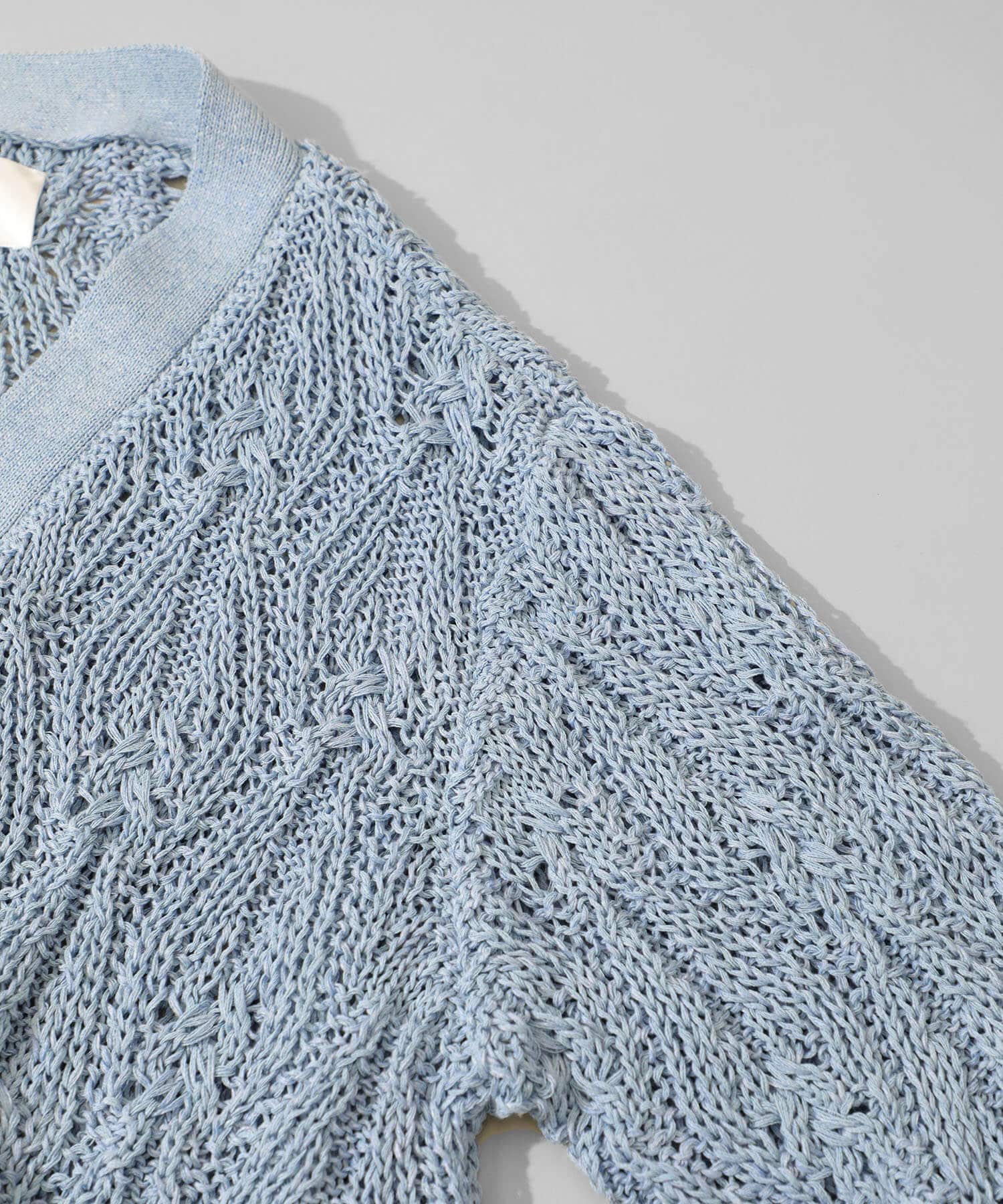 LACE KNIT CARDIGAN｜ STUDIOUS MENS｜ STUDIOUS ONLINE公式通販サイト