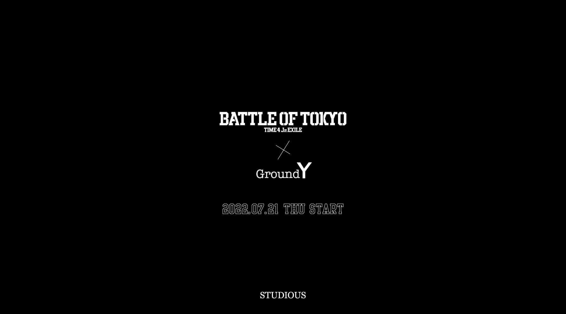 BATTLE OF TOKYO × GroundY × STUDIOUS｜ STUDIOUS ONLINE公式通販サイト