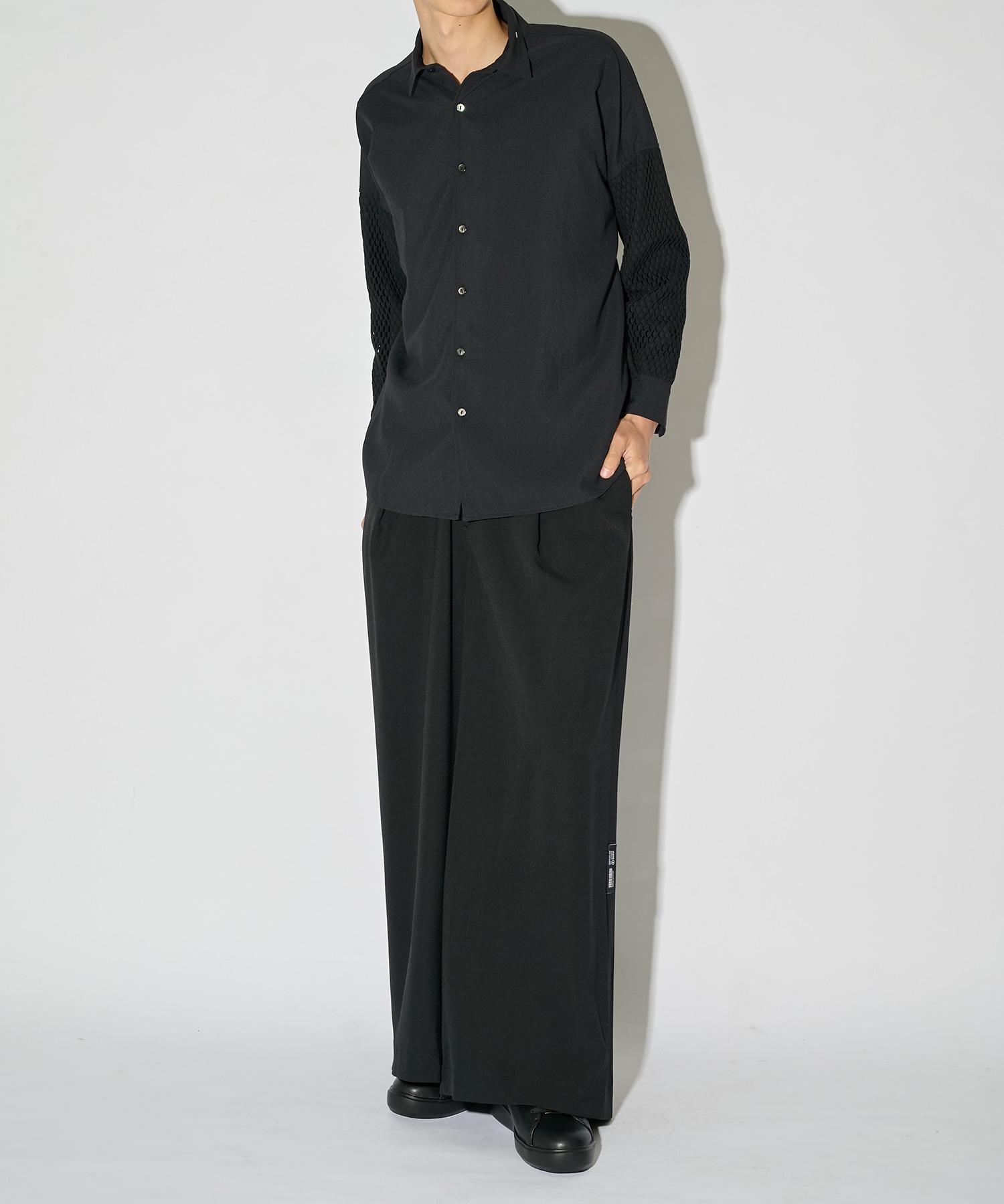 MESH SLEEVE SHIRTS SHAREEF