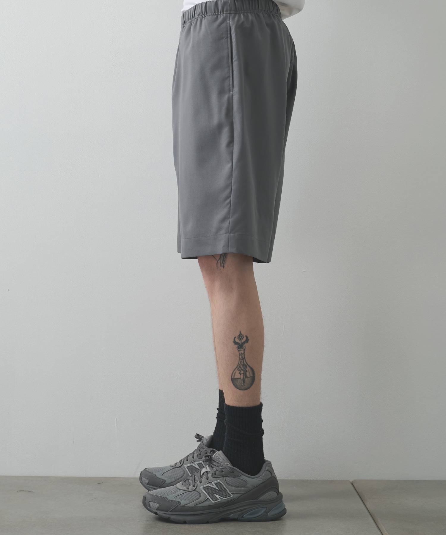 WEBBING BELT HALF PANTS N.HOOLYWOOD