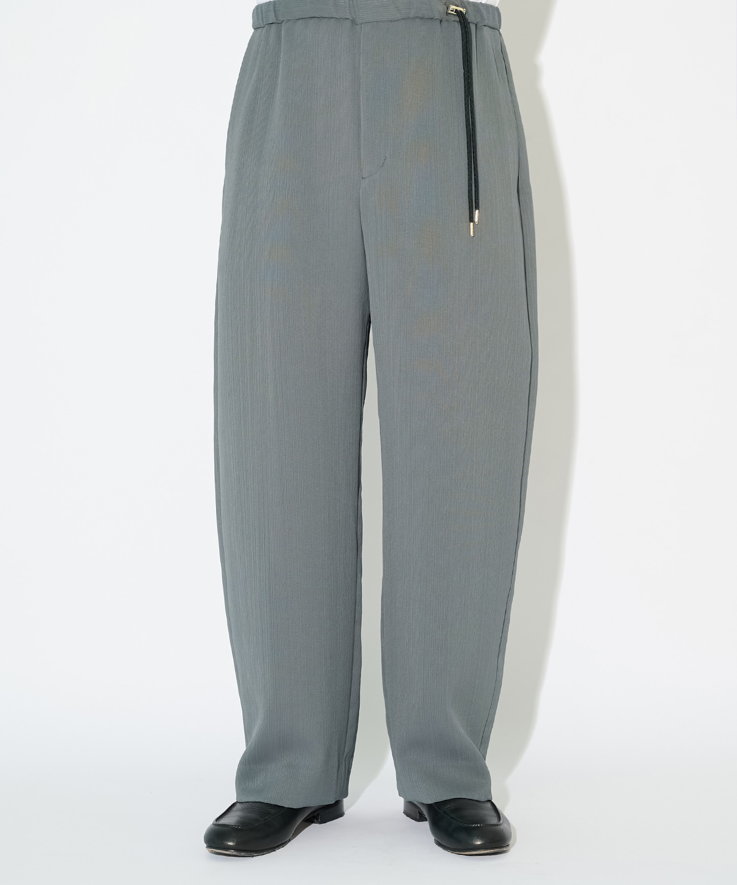 別注 Cord pique Drawstring Relaxed Pants CULLNI