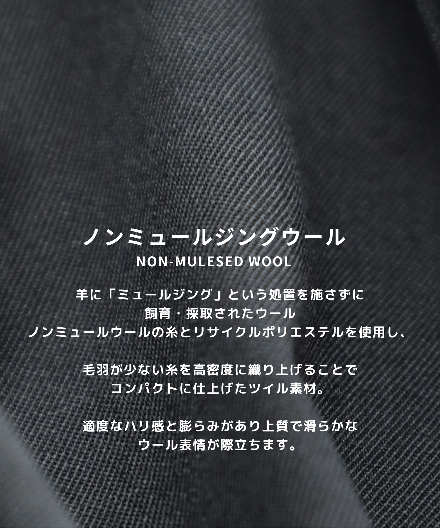 Non-Mulesed W Pegtop Slacks STUDIOUS