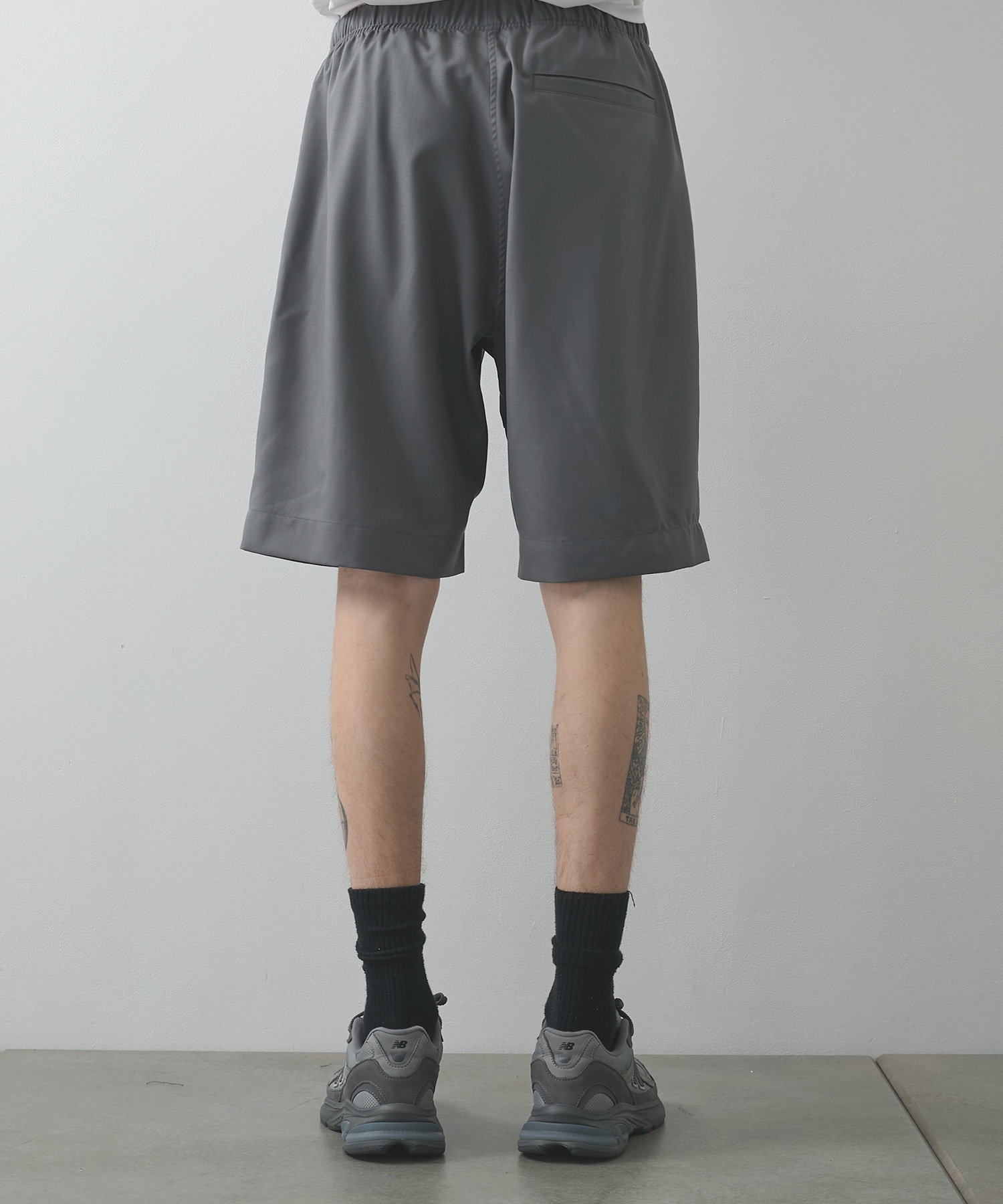 WEBBING BELT HALF PANTS N.HOOLYWOOD