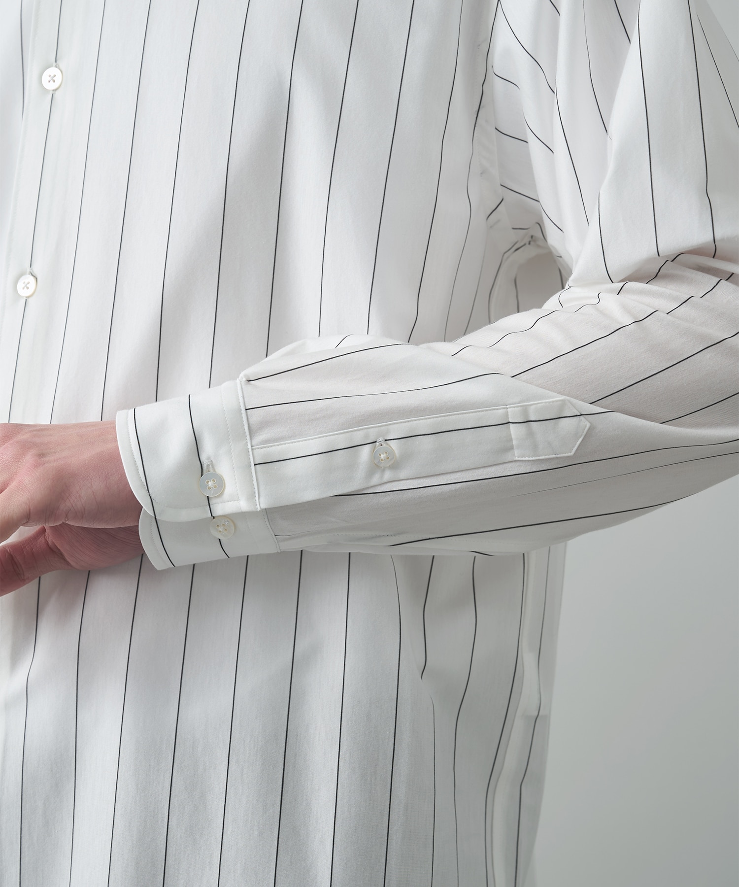 46G Stripe Modest Shirt KANEMASA PHIL.