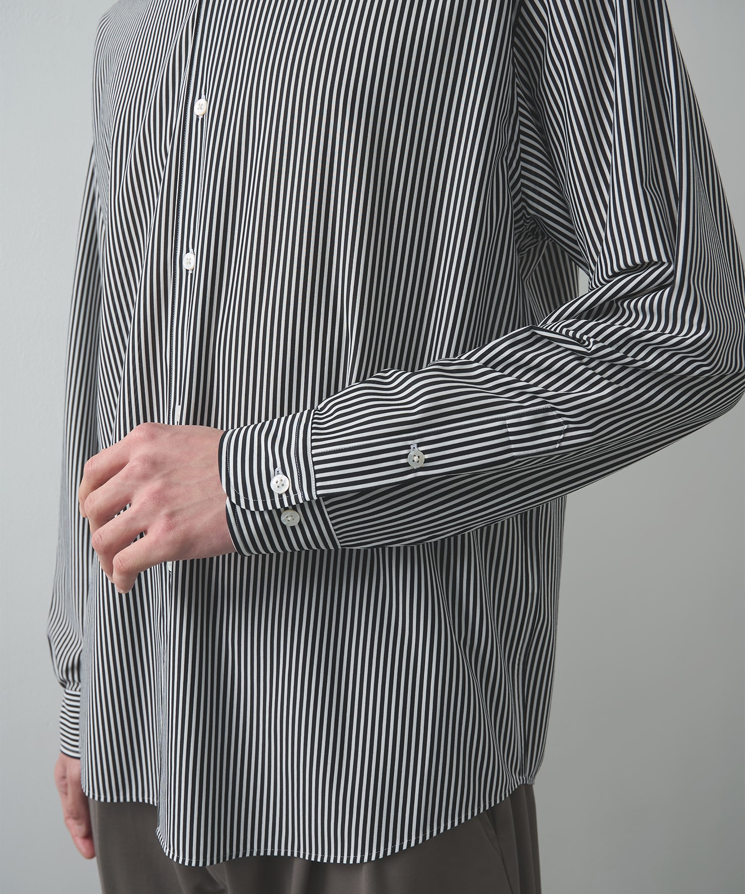 別注46G Stripe Modest Shirt KANEMASA PHIL.