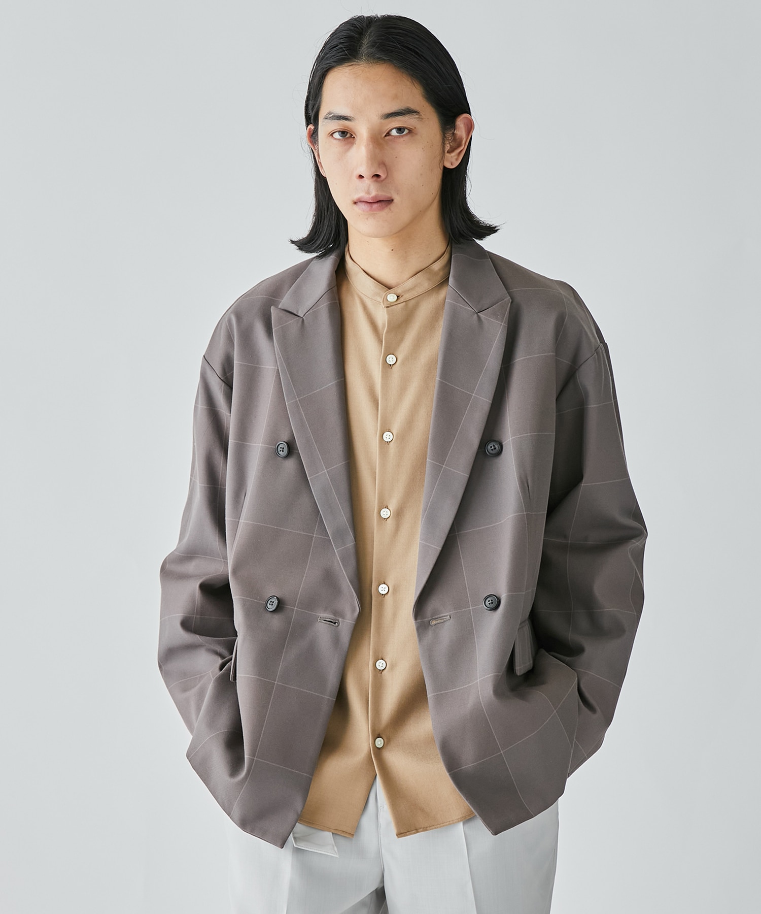 Loose double jacket(2 GBGE): STUDIOUS: MENS｜ STUDIOUS ONLINE公式