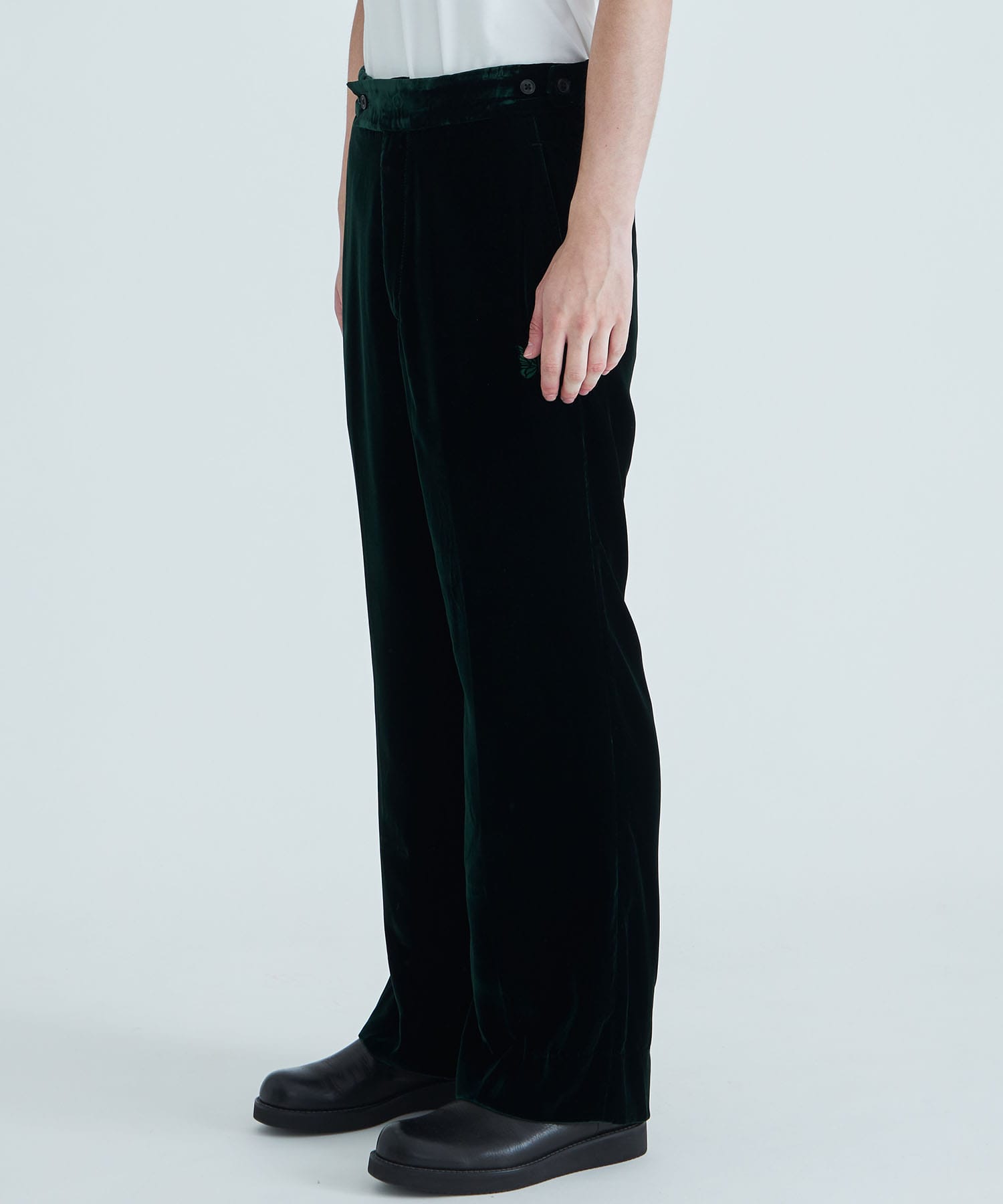 Needles STUDIOUS別注 SIDE TAB TROUSERS VELVET | STUDIOUS ONLINE STORE