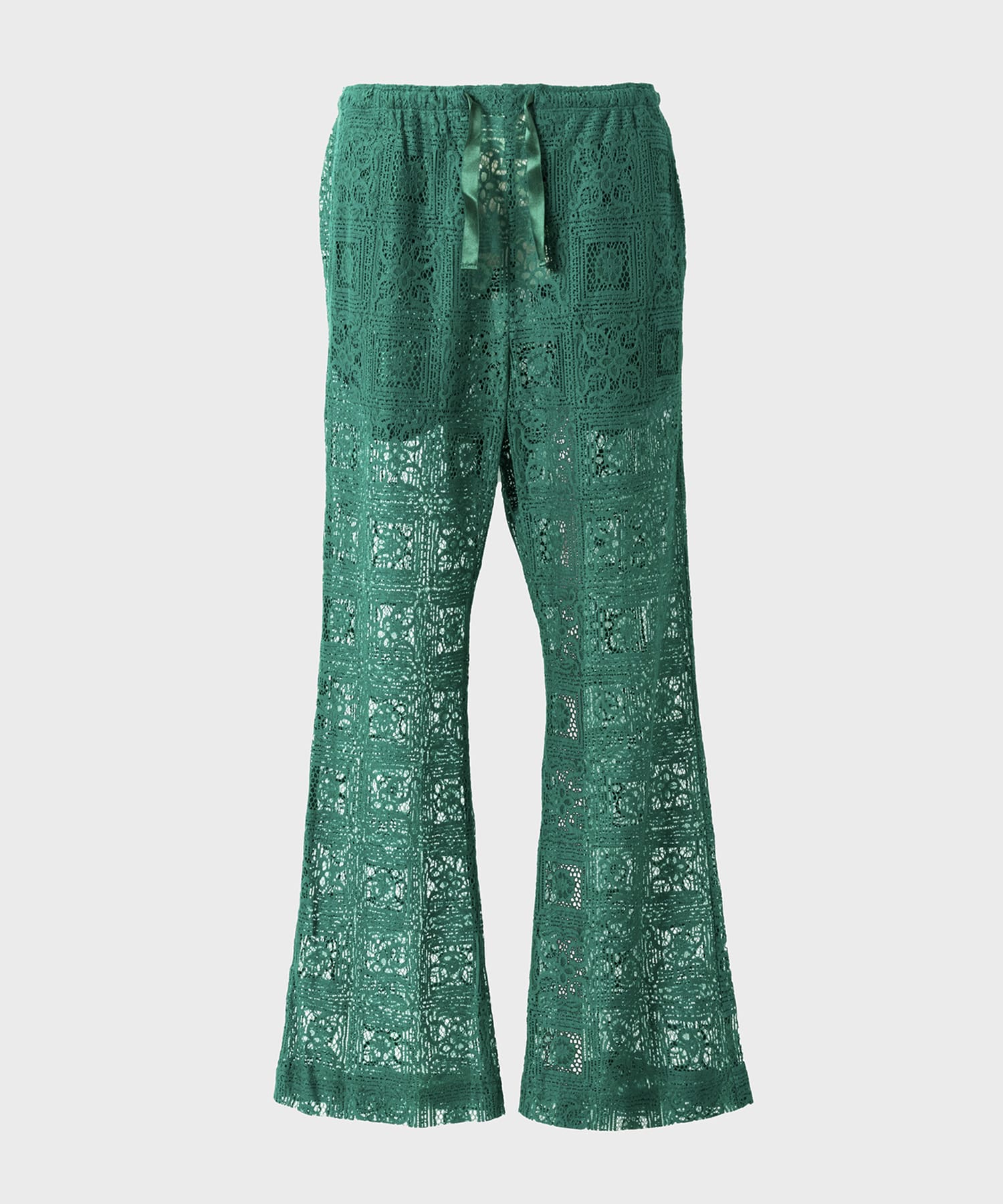 String Boot-Cut Pant-C/PE Lace Cloth/Square | NEEDLES