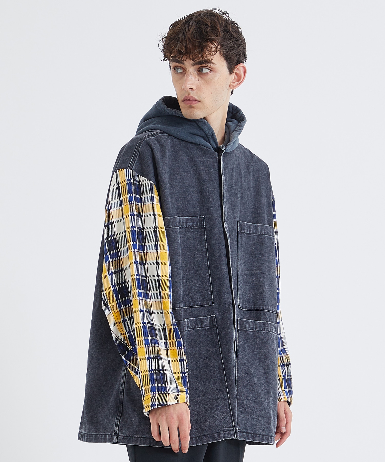 HOODED BLOUSON（CHECK） | N.HOOLYWOOD