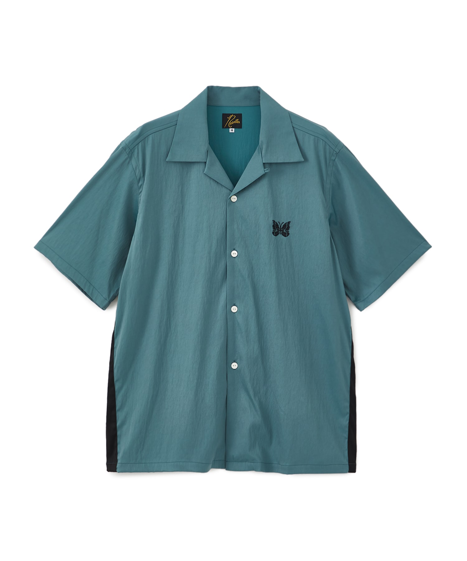 STUDIOUS 別注 Papillon Emb.S/S SHIRT(S ECRU): NEEDLES: MENS STUDIOUS 別注 Papillon Emb.S/S SHIRT(S ECRU): NEEDLES: MENS