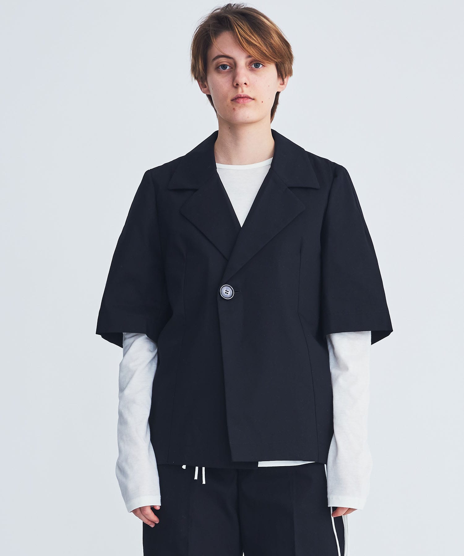 MASU 22SS HALF SLEEVE COTTON JACKET