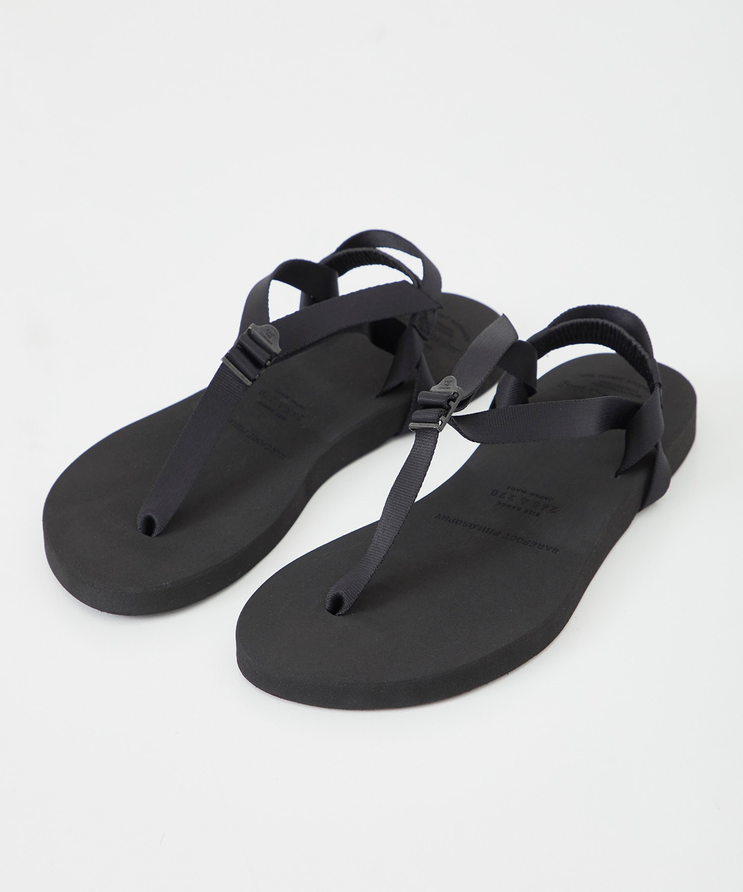 BAREFOOT SANDALS(7h BLACK): foot the coacher: MENS｜ STUDIOUS ...