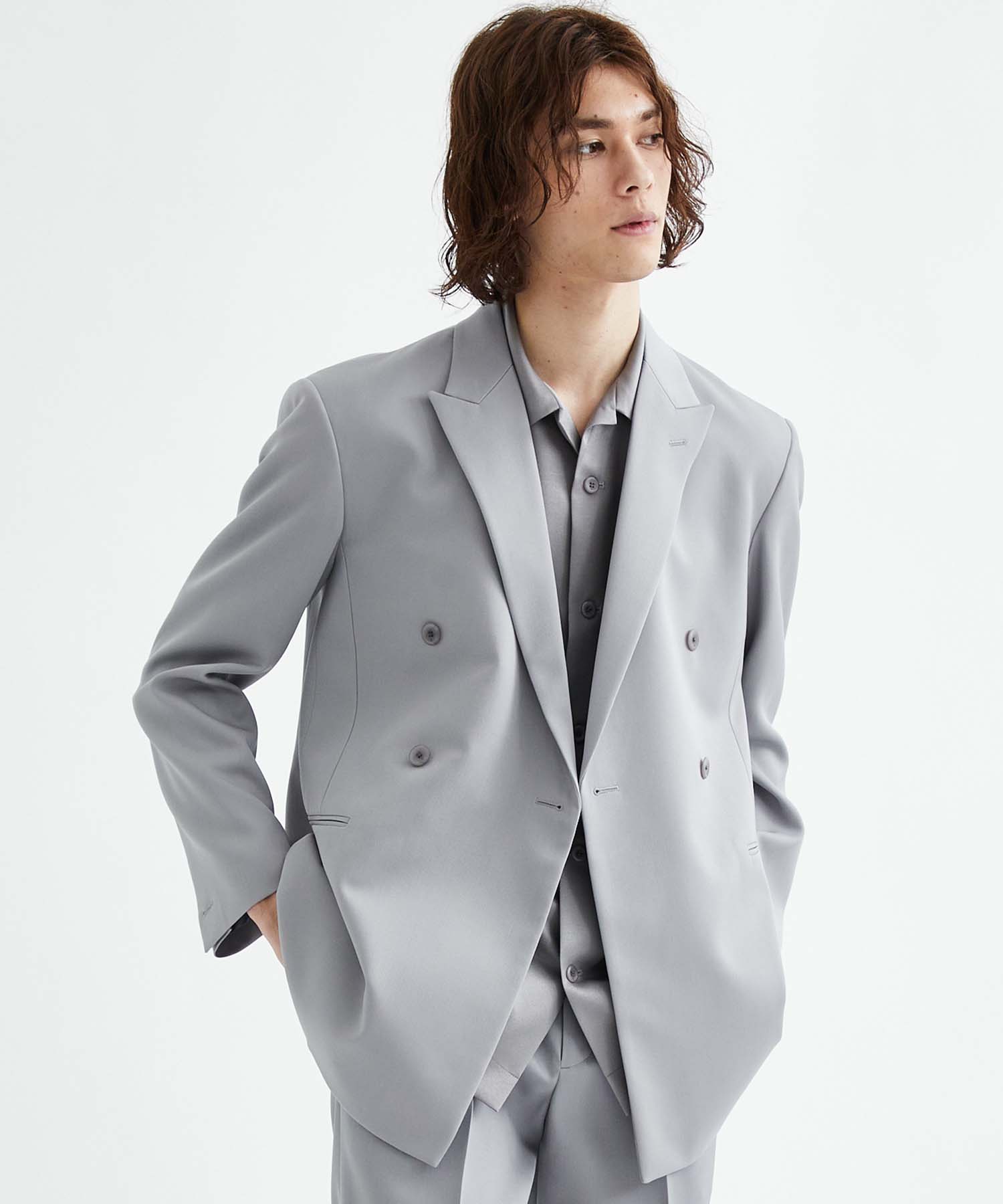 DOUBLE PEAKED LAPEL JACKET ジャケット - アウター