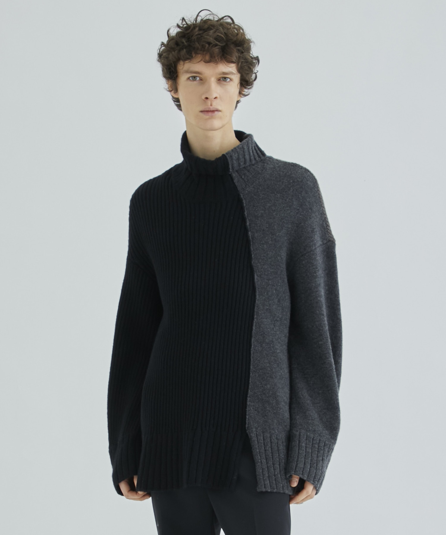 Turtle Neck Knit | UJOH HOMME