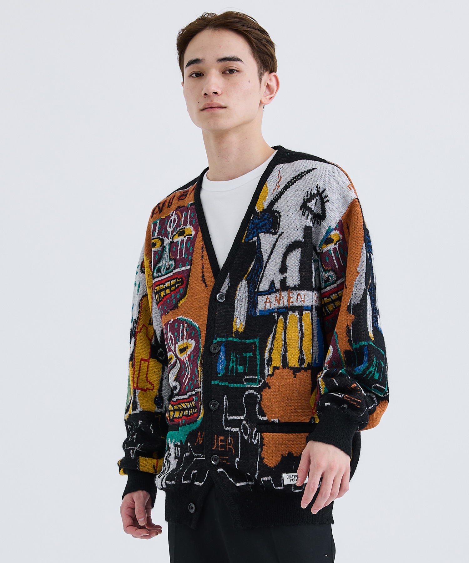 JEAN-MICHEL BASQUIAT / CARDIGAN ( TYPE-2 )｜WACKO MARIA