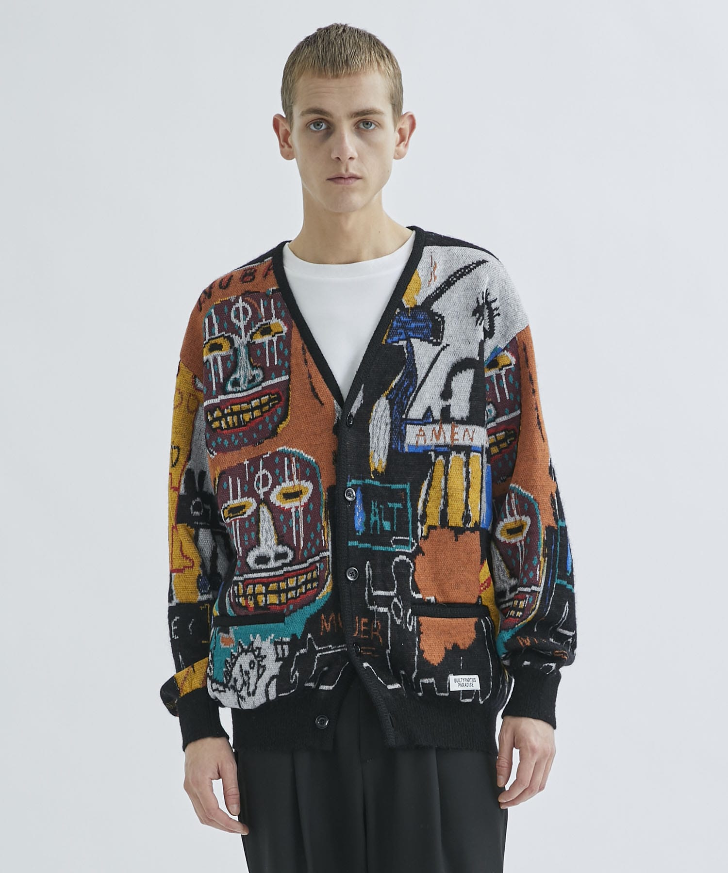 JEAN-MICHEL BASQUIAT / CARDIGAN ( TYPE-2 )｜WACKO MARIA