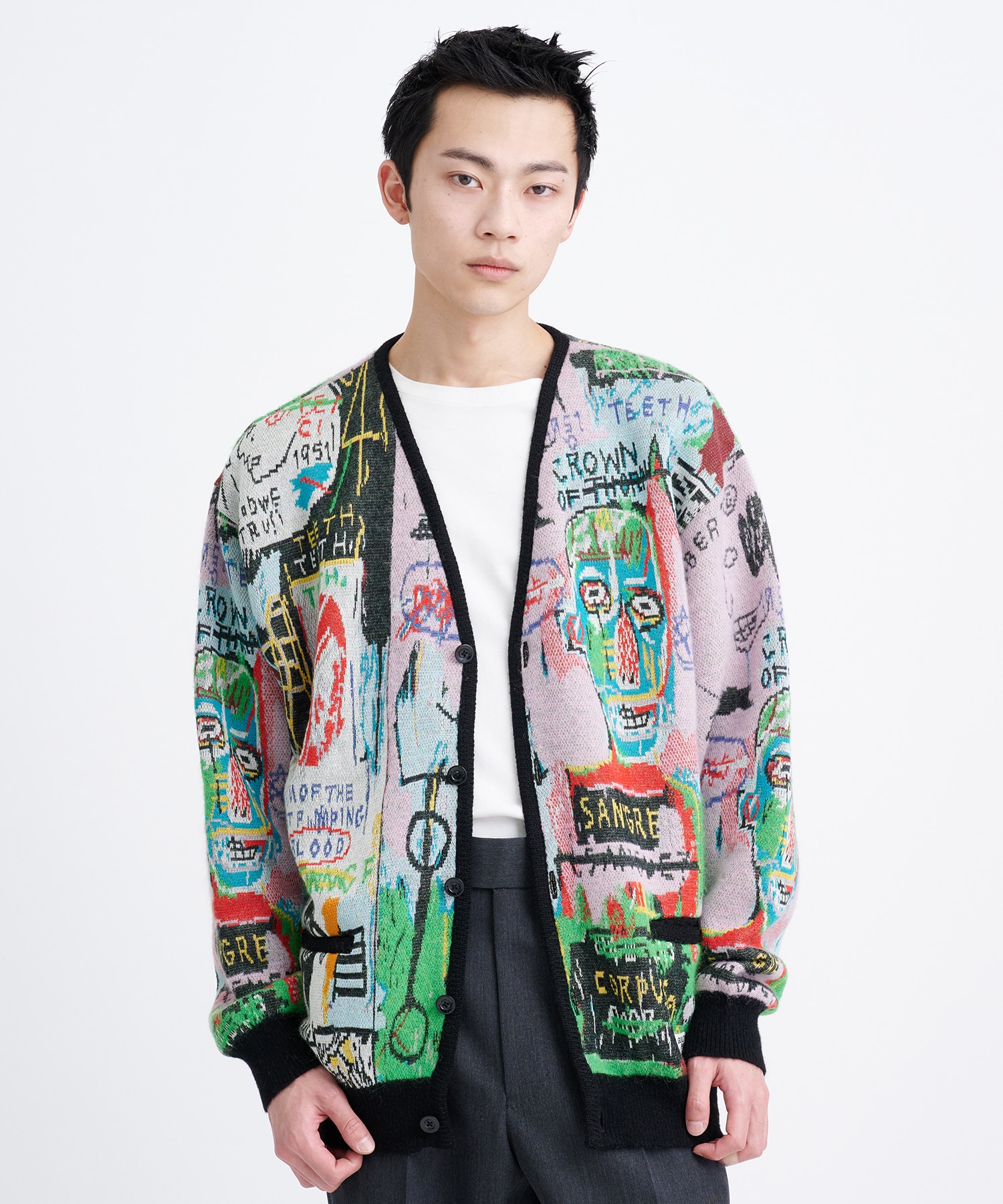 JEAN-MICHEL BASQUIAT / CARDIGAN ( TYPE-3 )｜WACKO MARIA