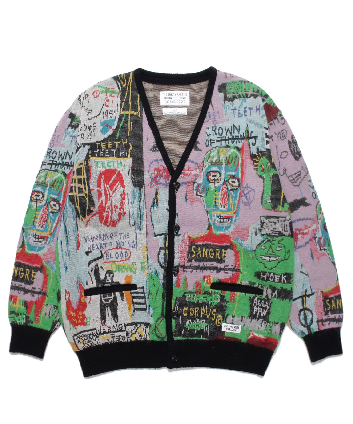 JEAN-MICHEL BASQUIAT / CARDIGAN ( TYPE-3 )｜WACKO MARIA