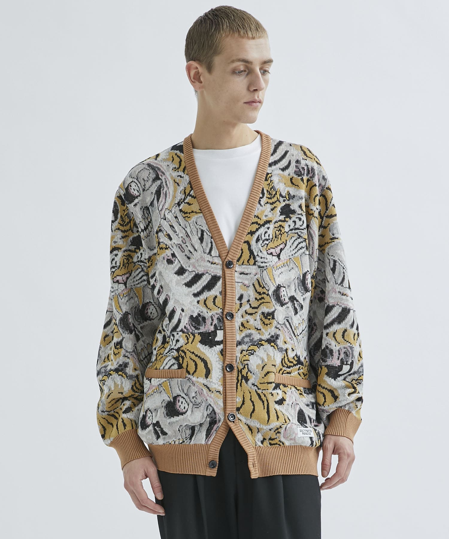 TIM LEHI / JACQUARD CARDIGAN ( TYPE-2 )｜WACKO MARIA