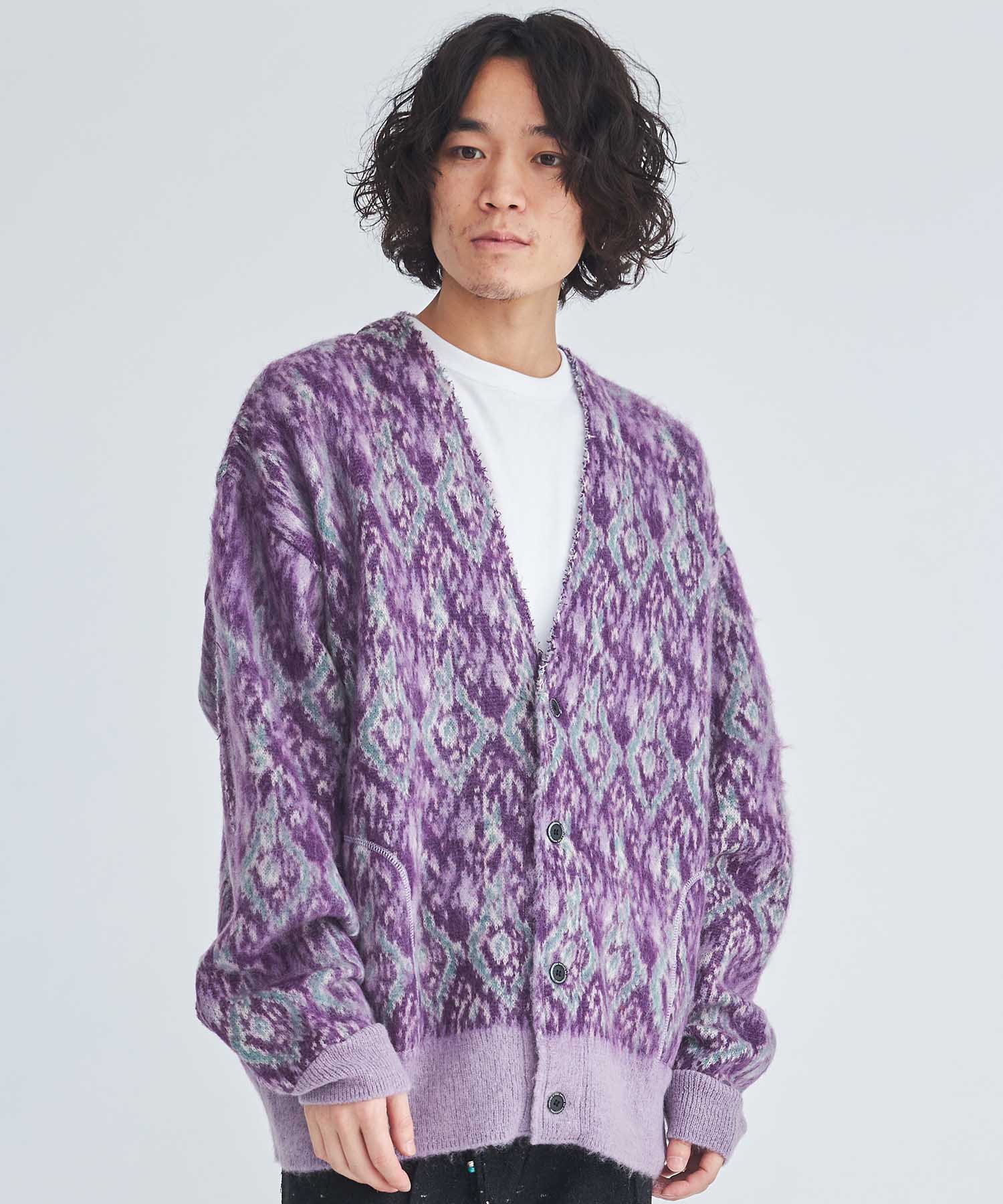 STUDIOUS別注 BANDAGE KNIT CARDIGAN 同時購入 lsansimon.com