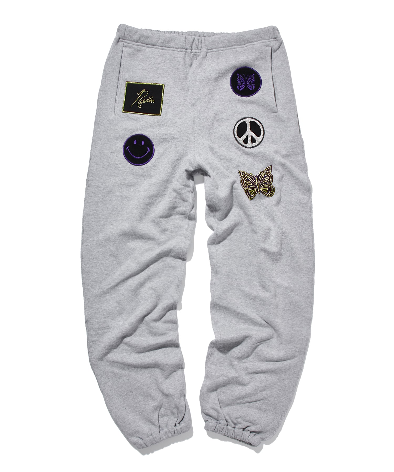 Needles 別注5ICONS PATCH SWEAT PANTS】 国内外の人気 49.0%割引