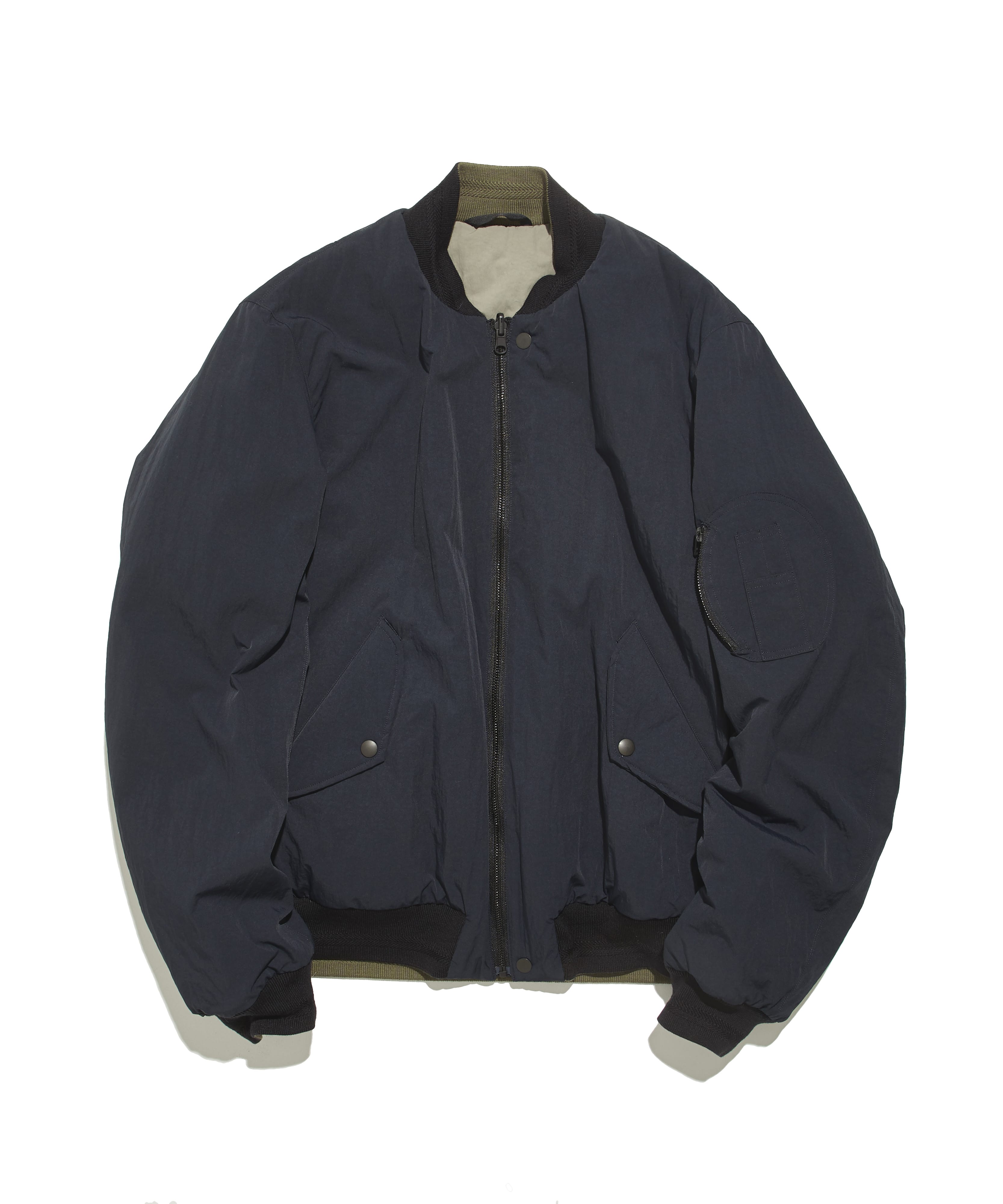 NULABEL ニューレーベル】REVERSIBLE FLIGHT JACKET-