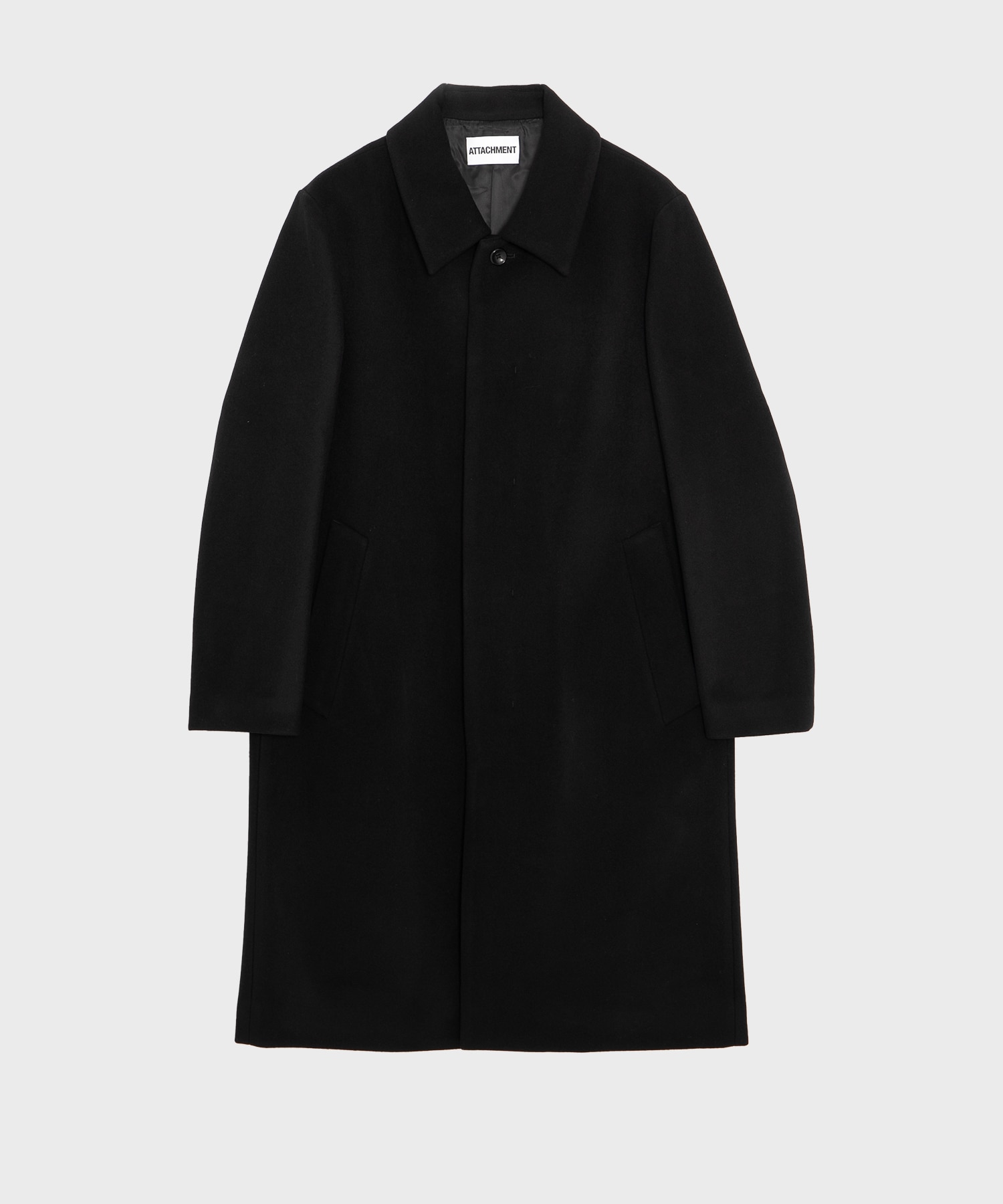 別注〉WOOL CASHMERE BALMACAAN COAT | ATTACHMENT