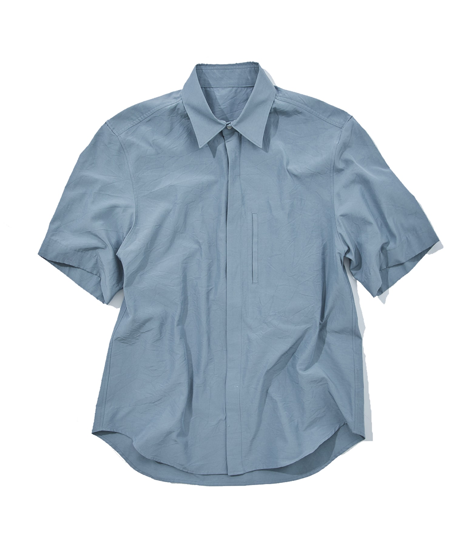 FLY FRONT SHORT-SLEEVED SHIRT | IRENISA