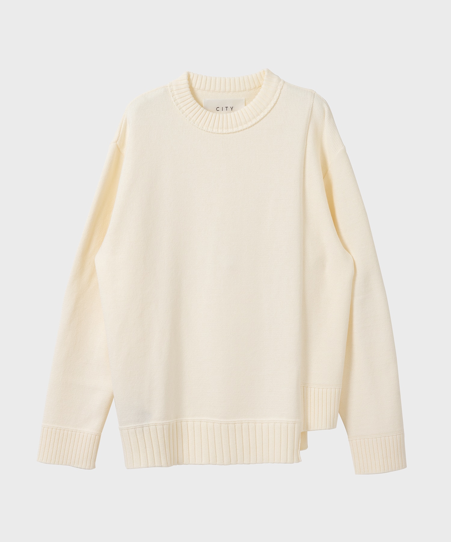 INSIDE OUT KNIT PO/インサイドアウトニットプルーバー-