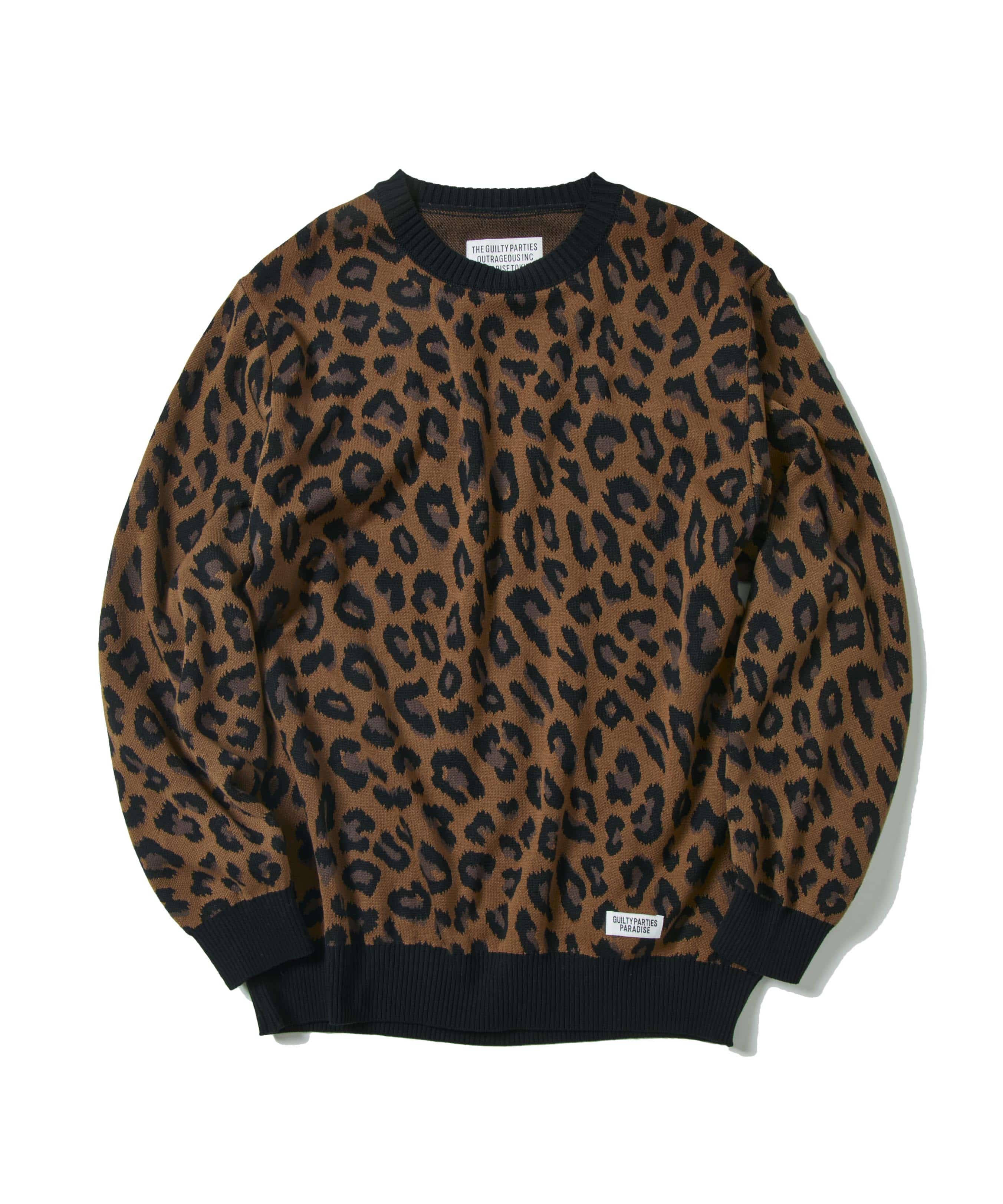 LEOPARD JACQUARD SWEATER｜WACKO MARIA