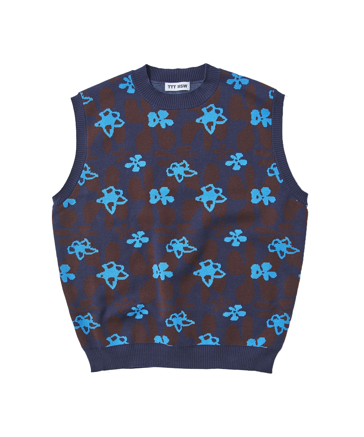 Flower camo knit vest | TTT MSW