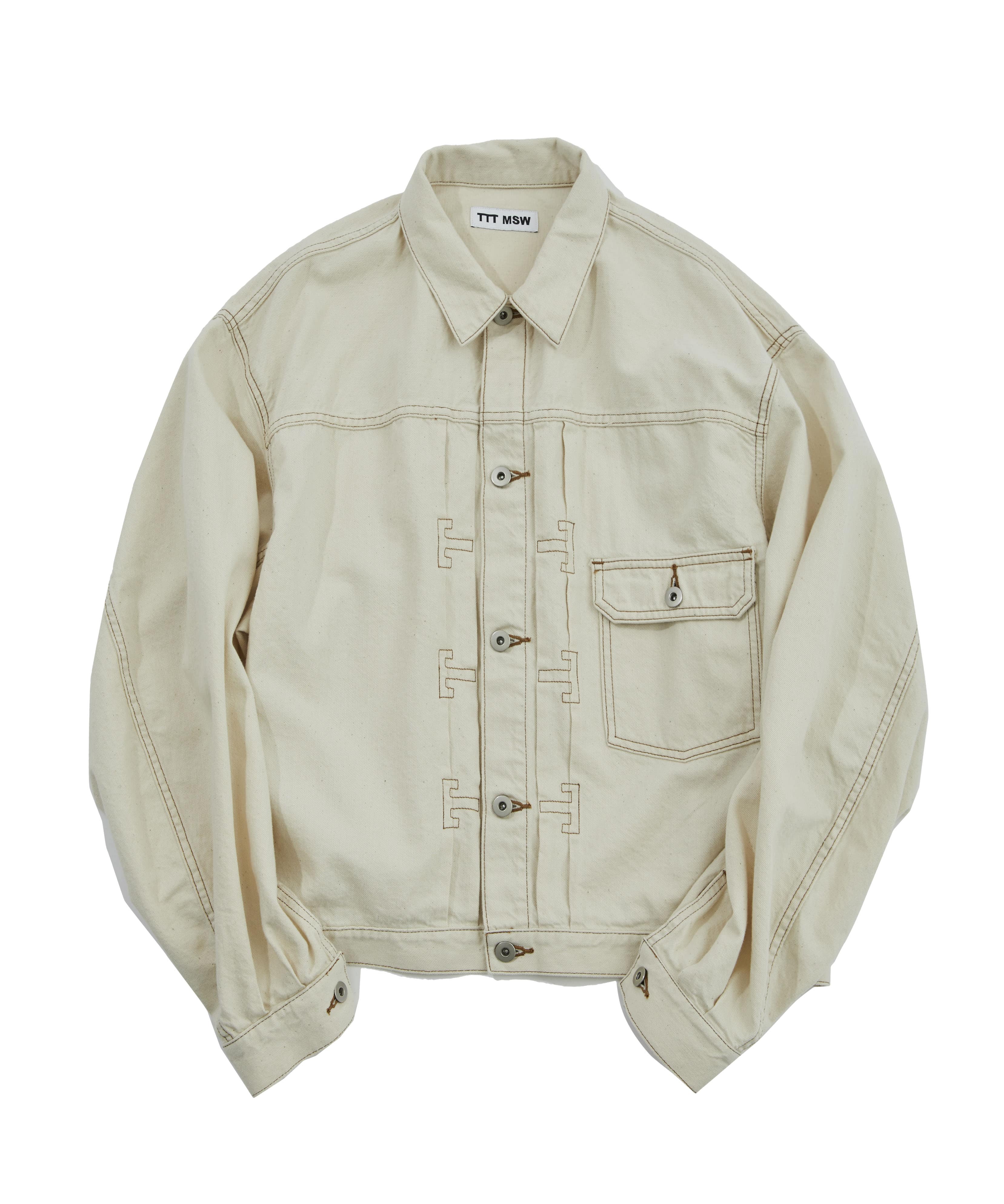 ジャケット/アウターttt_msw 23ss Organic Cotton Denim Jacket