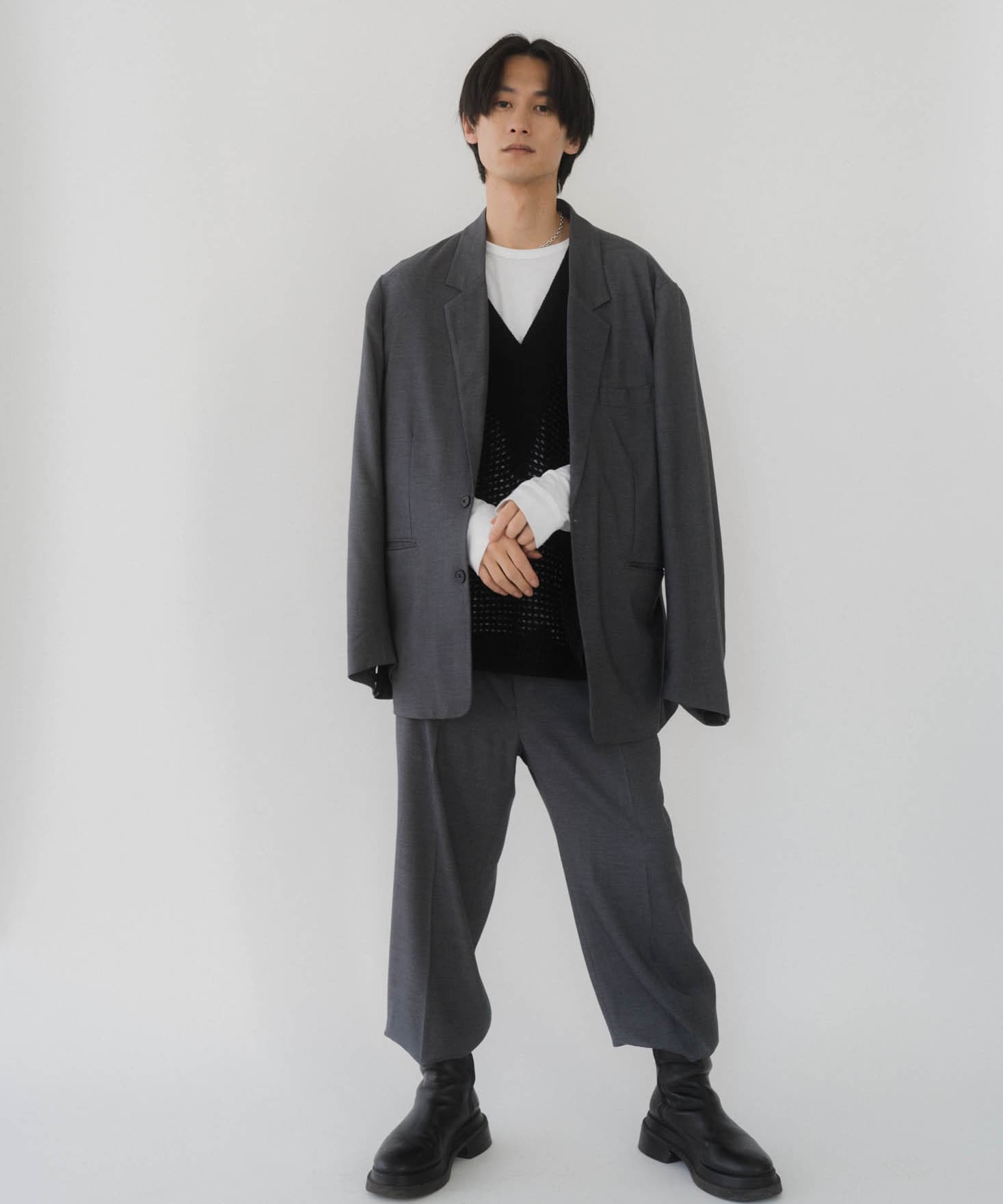 relax tailored jacket(unisex)｜Knuth Marf