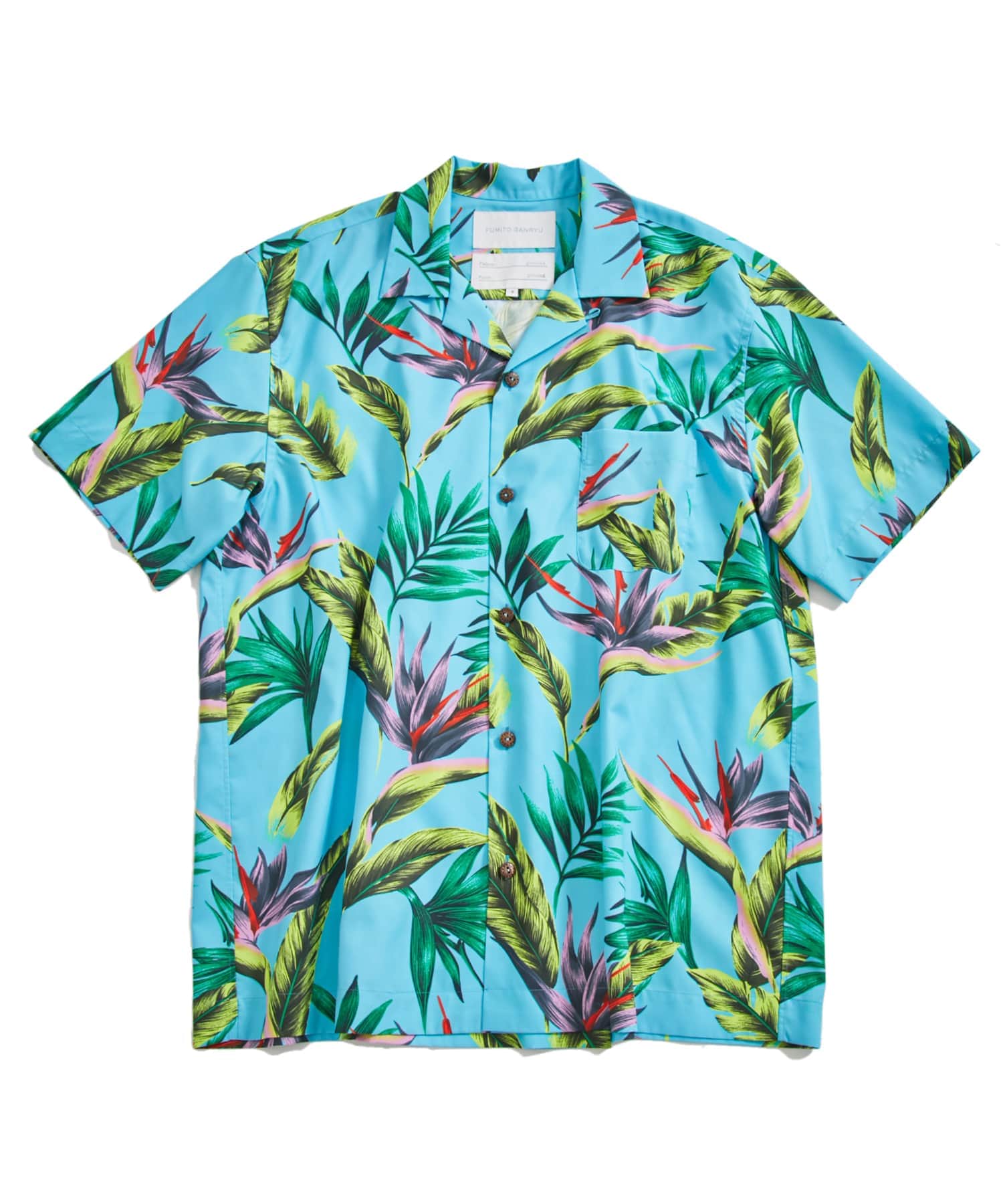 EX.Watteau pleats Hawaian shirt | FUMITO GANRYU