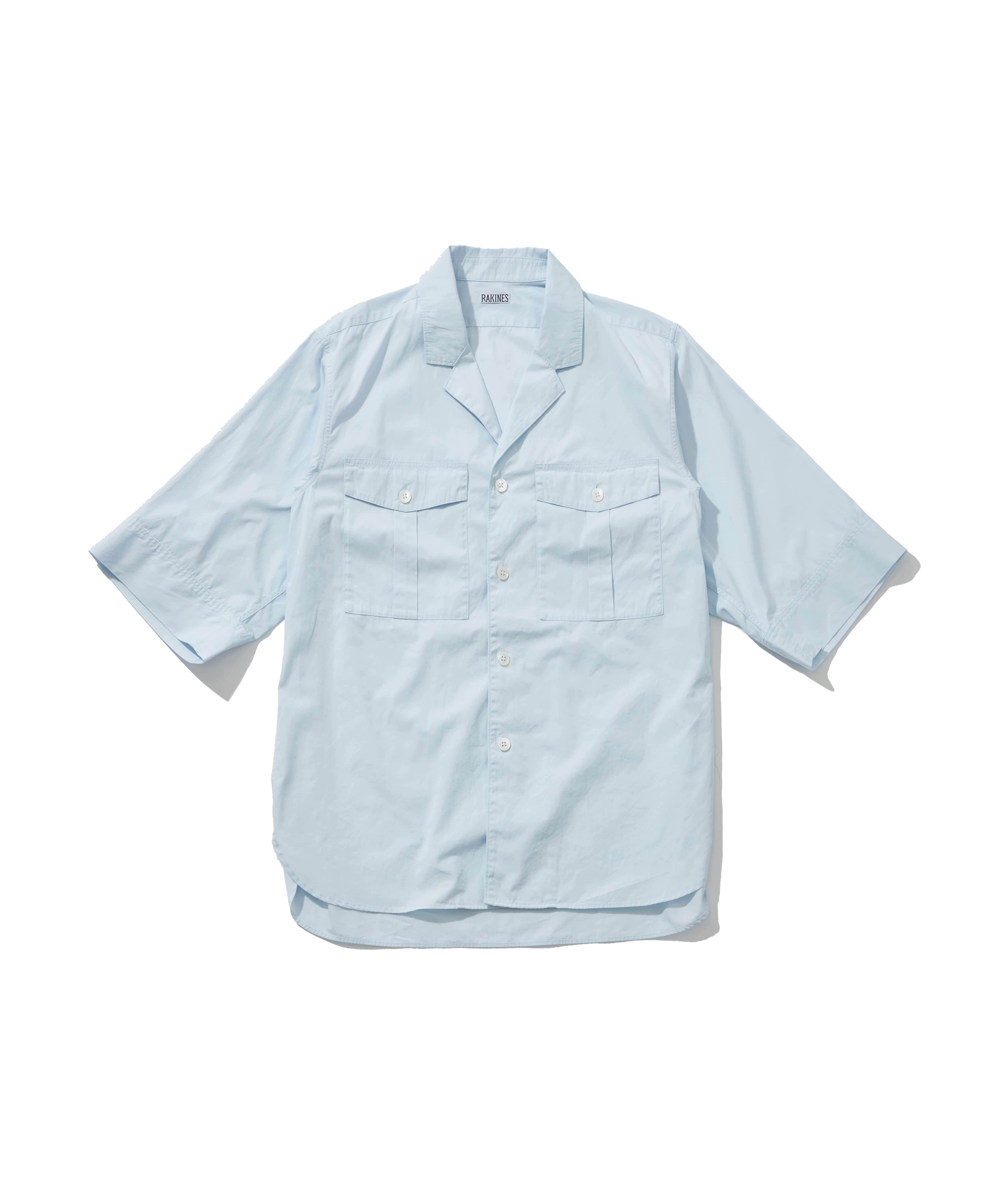 気質アップ トップス RAKINES SHIRT EXPLORER CHAMBRAY TRINITY