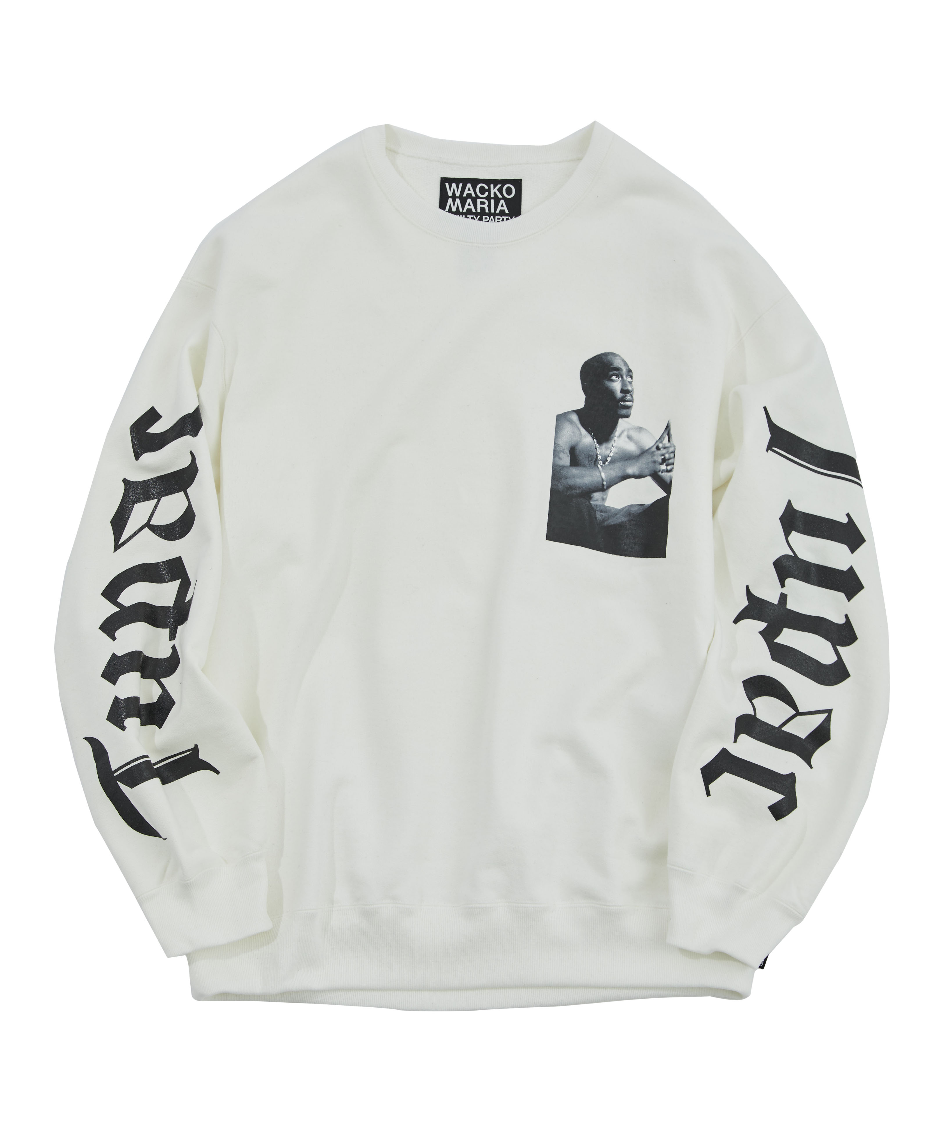 wacko maria TUPAC CREW NECK SWEAT SHIRT | communitycouncilofidaho.org