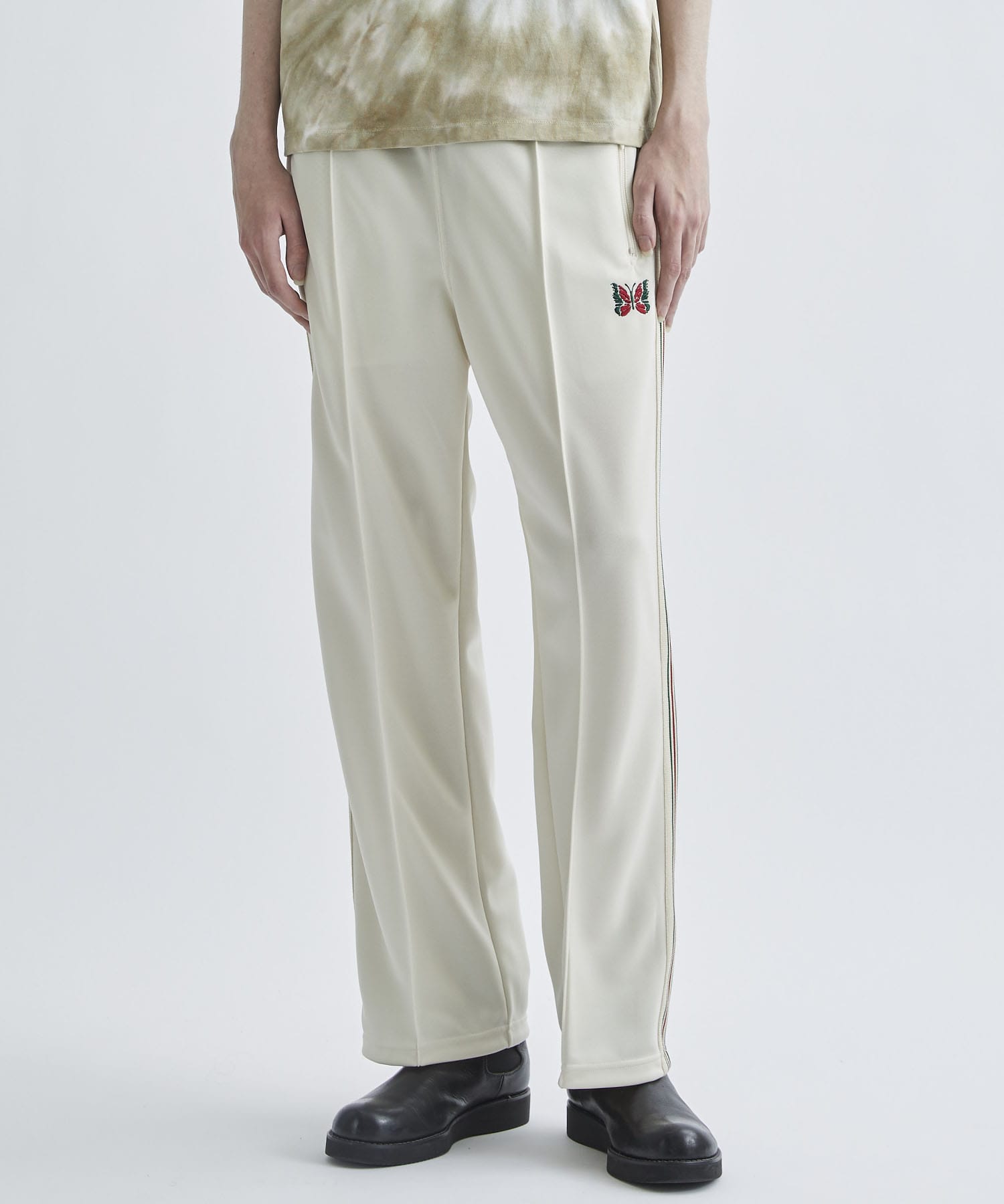 シリアルシール付 NEEDLES TRACKPANTS 別注STUDIOUS エクリュ Ｓ 11