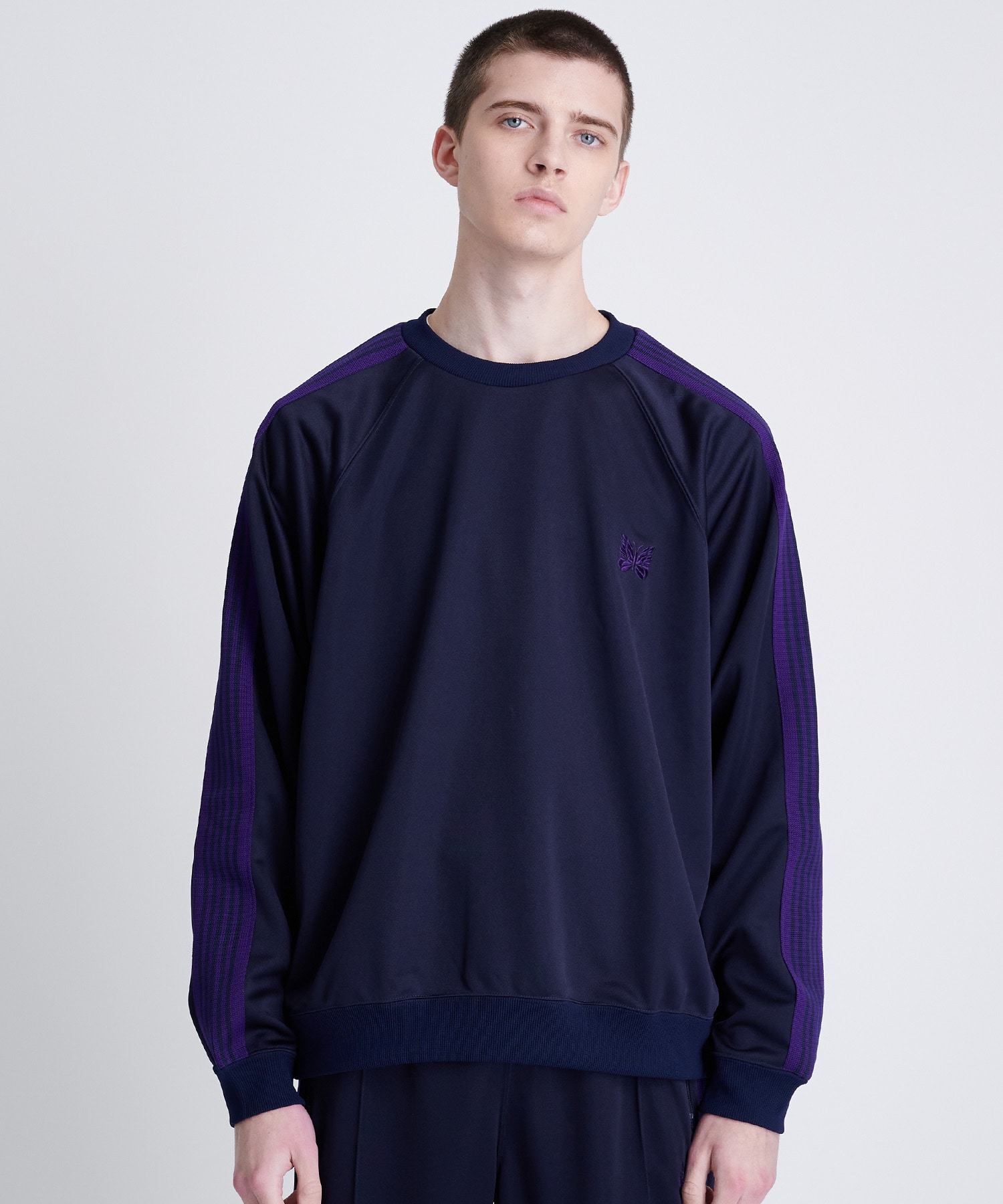 Track Crew Neck Shirt - Poly Smooth｜NEEDLES